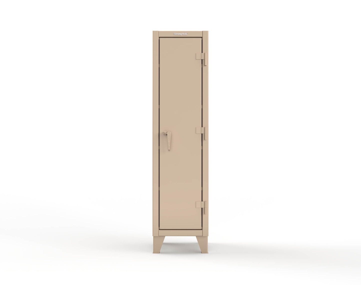 Extreme Duty 12 GA Single-Tier Locker with 1 Compartment, 4 Shelves, 18 in. W x 18in. D x 72 in. H - 1.65.6-184-1019