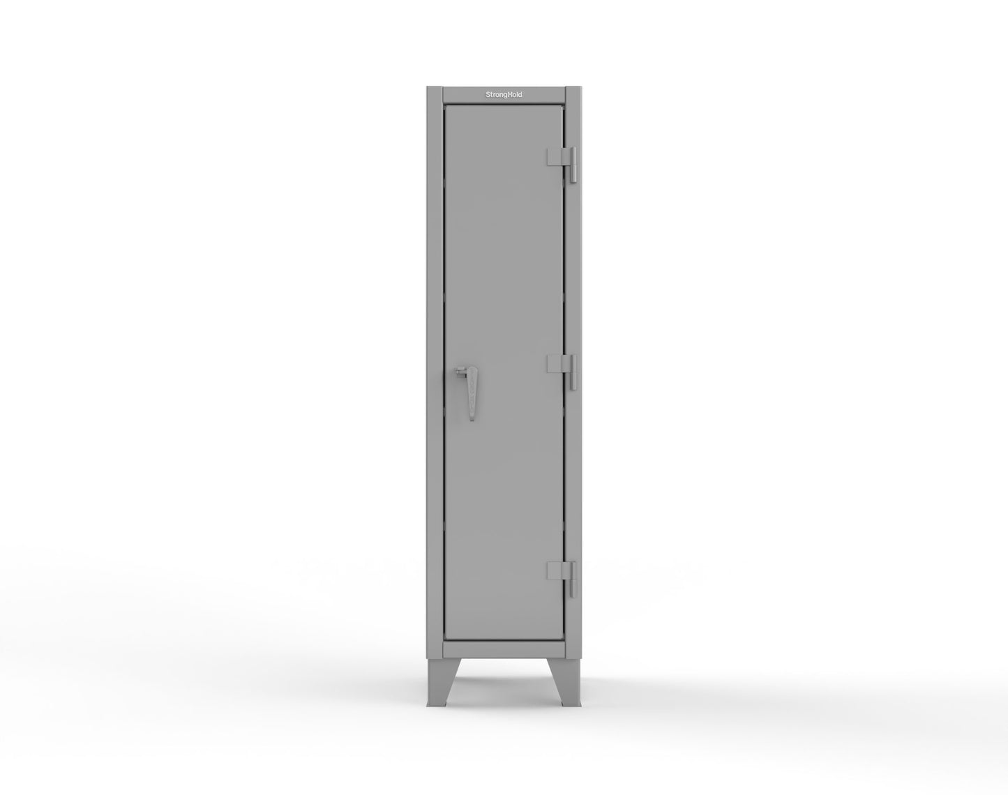 Extreme Duty 12 GA Single-Tier Locker with 1 Compartment, 4 Shelves, 18 in. W x 18in. D x 72 in. H - 1.65.6-184-7037