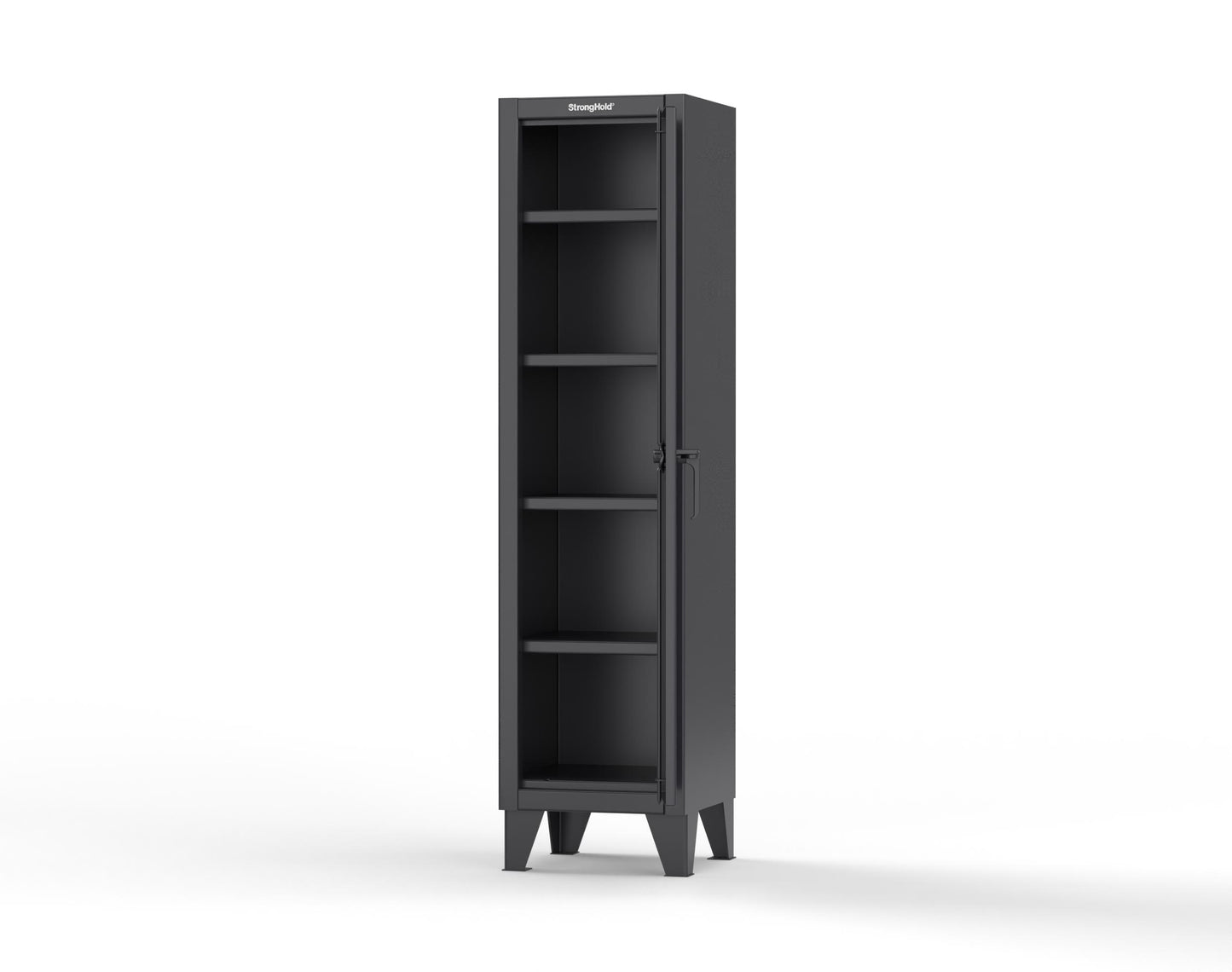 Extreme Duty 12 GA Single-Tier Locker with 1 Compartment, 4 Shelves, 18 in. W x 18in. D x 72 in. H - 1.65.6-184-9005