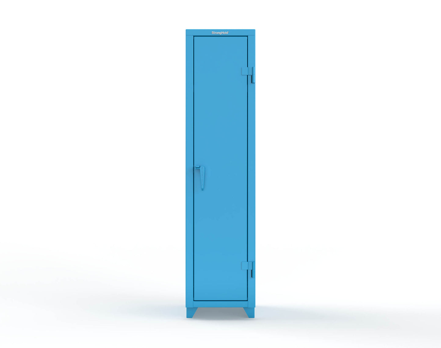 Extra Heavy Duty 14 GA Singler-Tier Locker with Shelf and Hanger Rod, 1 Compartment - 18 in. W x 18 in. D x 75 in. H - 1.66-1D-18-1T-L-5012
