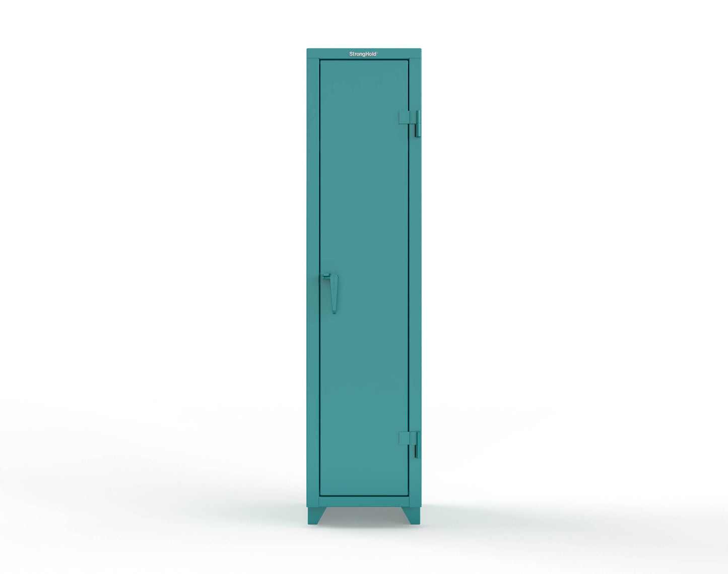 Extra Heavy Duty 14 GA Singler-Tier Locker with Shelf and Hanger Rod, 1 Compartment - 18 in. W x 18 in. D x 75 in. H - 1.66-1D-18-1T-L-5021