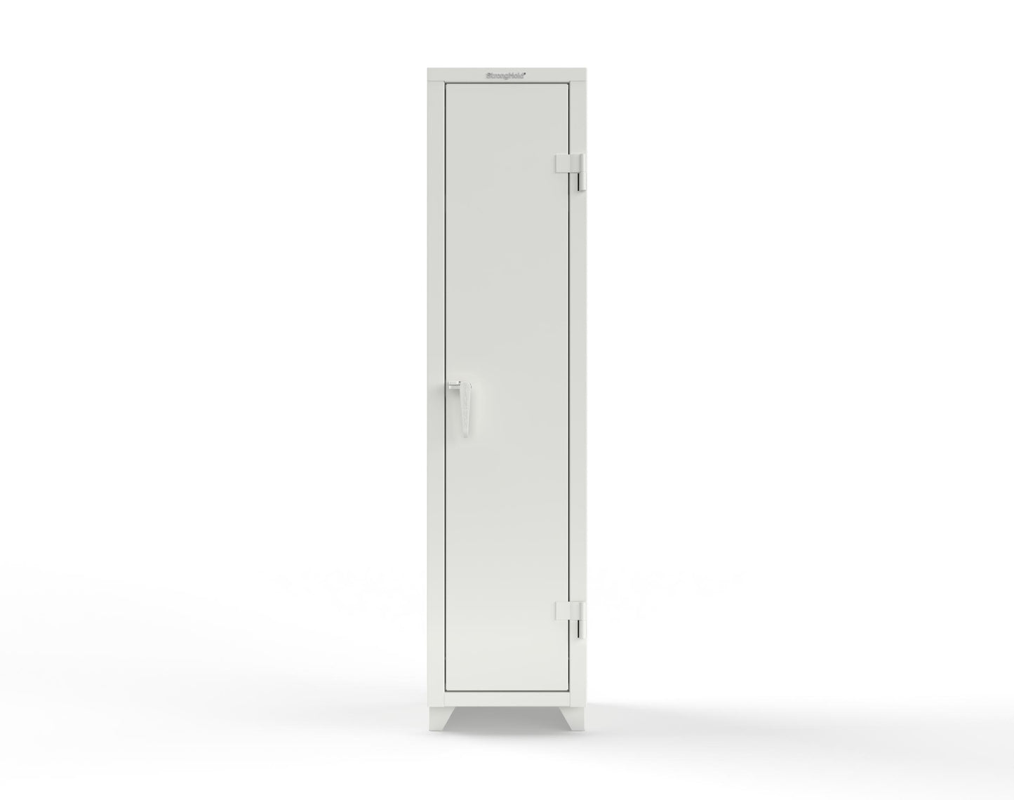 Extra Heavy Duty 14 GA Singler-Tier Locker with Shelf and Hanger Rod, 1 Compartment - 18 in. W x 18 in. D x 75 in. H - 1.66-1D-18-1T-L-9003