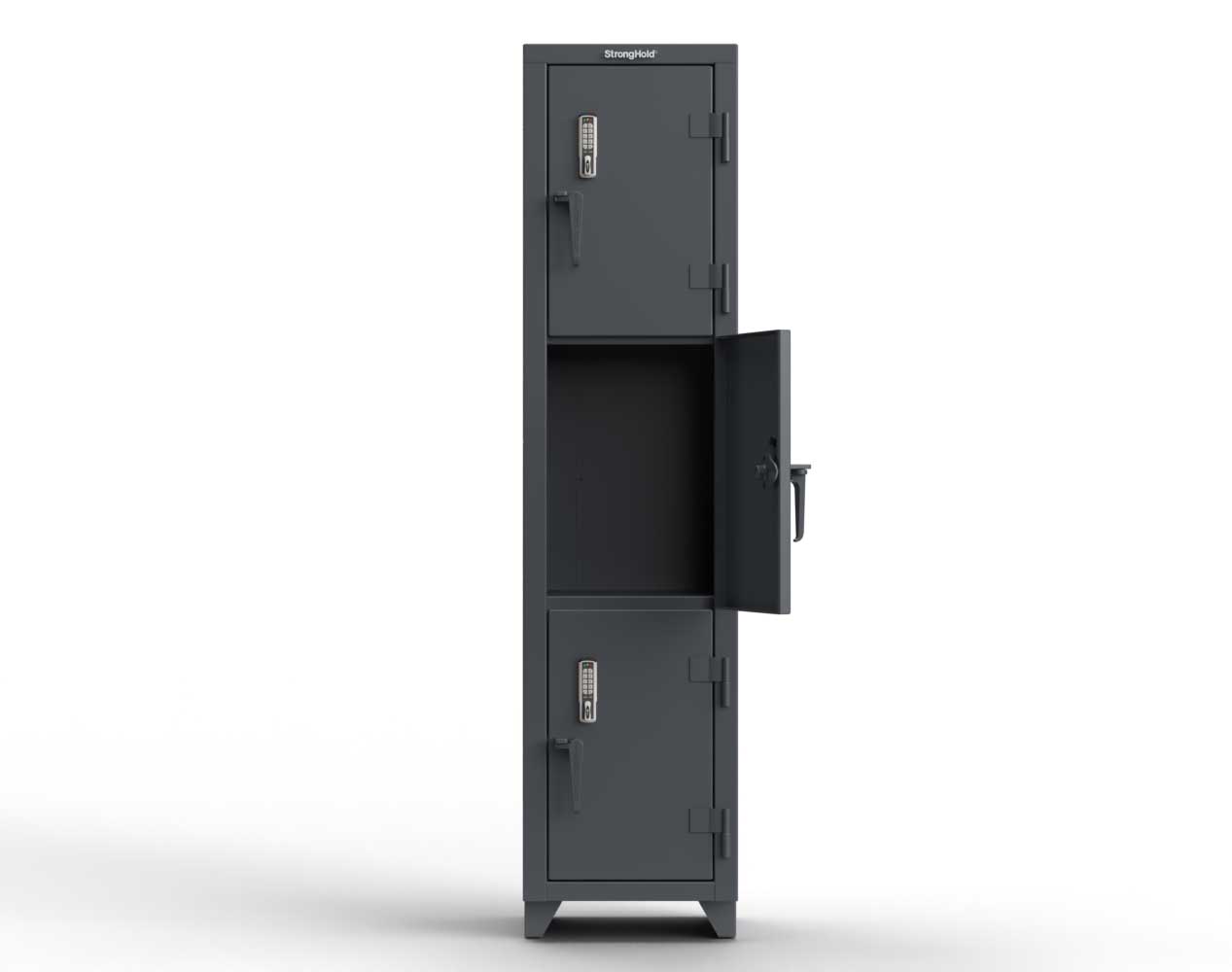 14 GA Triple-Tier Locker with Keyless Entry Lock