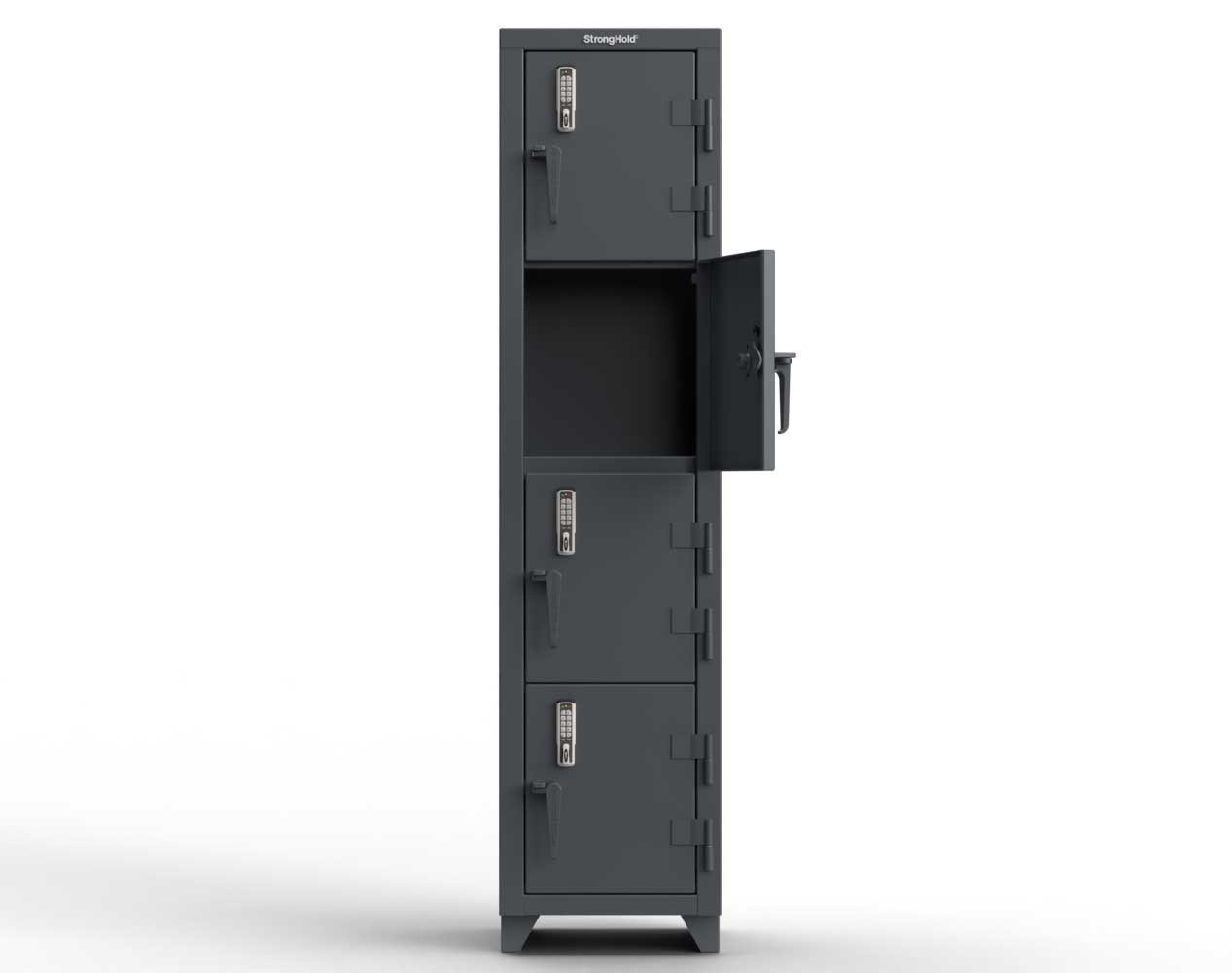14 GA 4-Tier Locker with Keyless Entry Lock