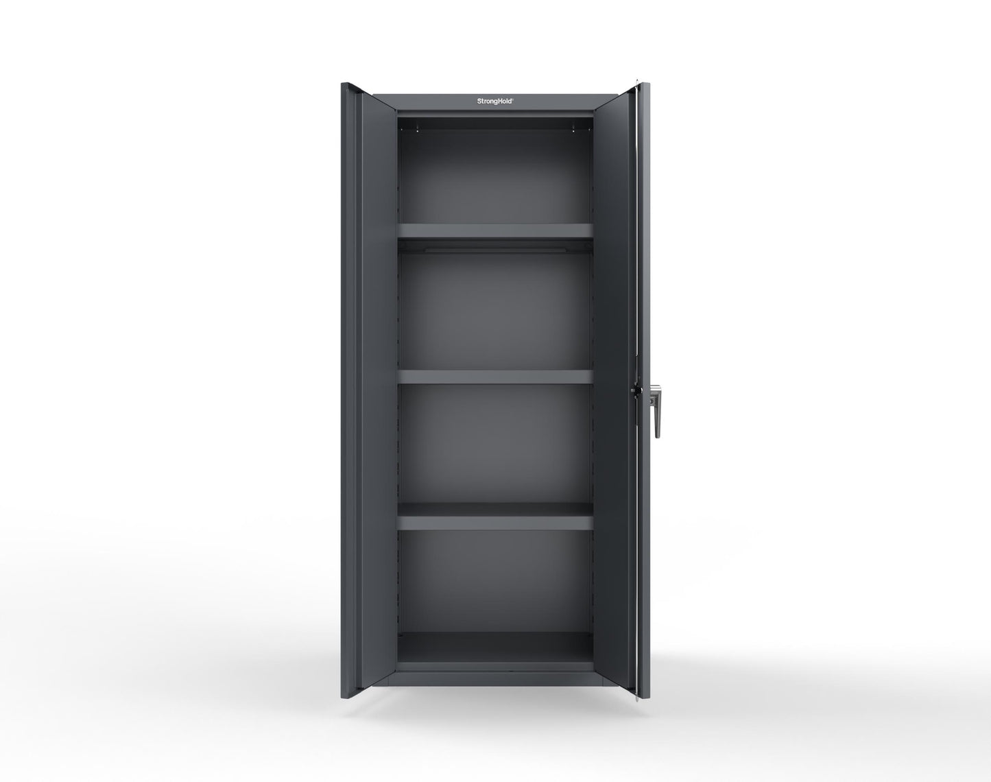 Heavy Duty 18 GA Cabinet with 3 Shelves - 30 in. W x 18 in. D x 72 in. H - 2.66-183-P-7024