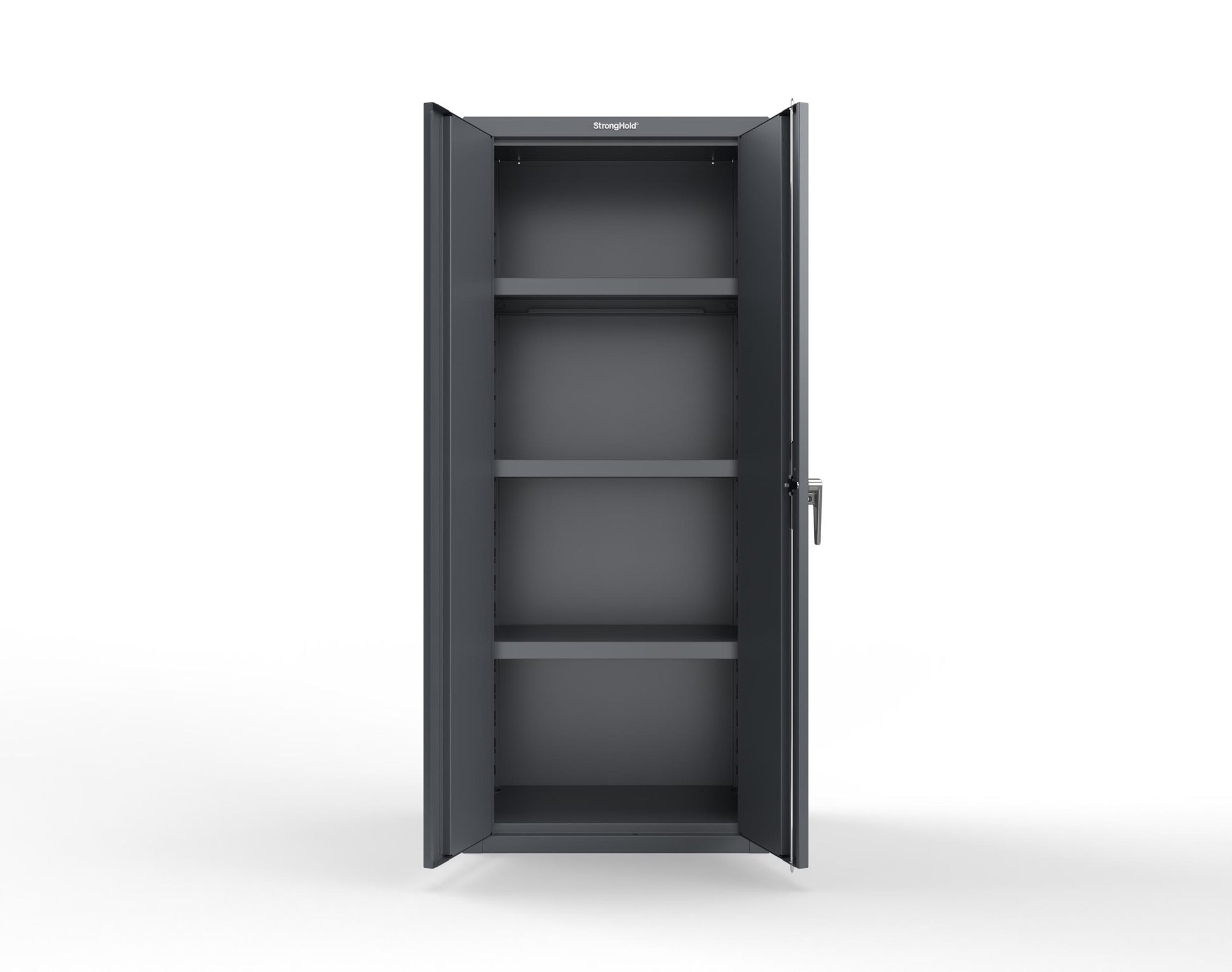 Heavy Duty 18 GA Cabinet with 3 Shelves - 30 in. W x 18 in. D x 72 in. H - 2.66-183-P-7024