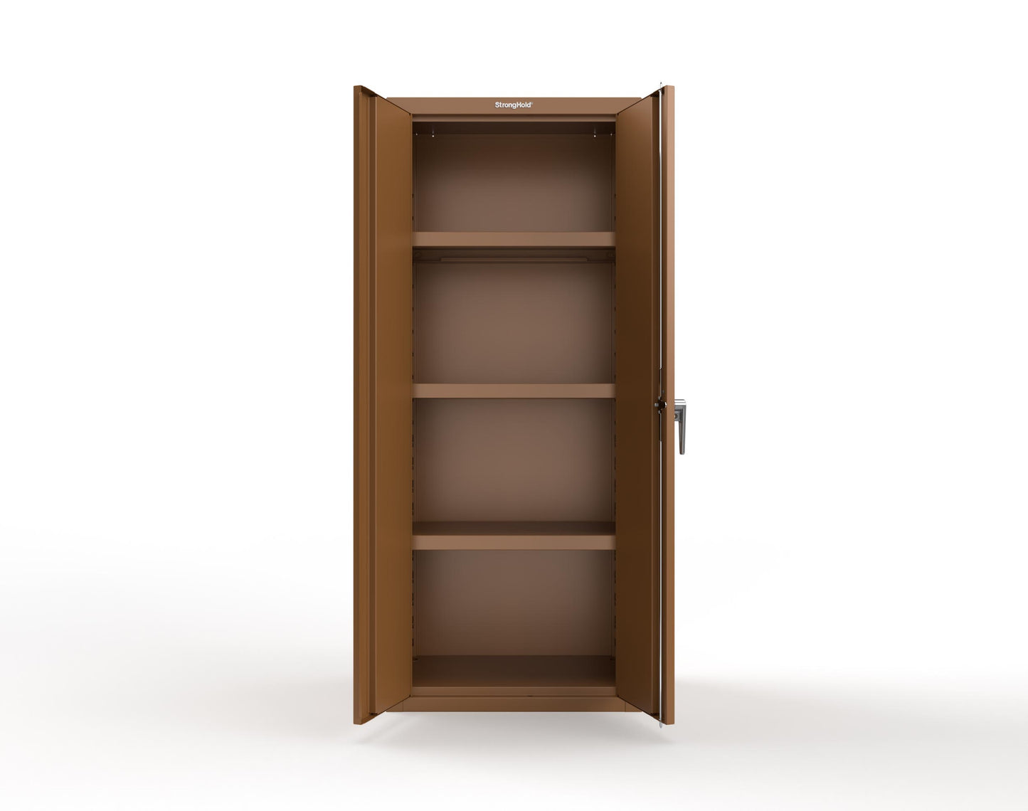 Heavy Duty 18 GA Cabinet with 3 Shelves - 30 in. W x 18 in. D x 72 in. H - 2.66-183-P-8008