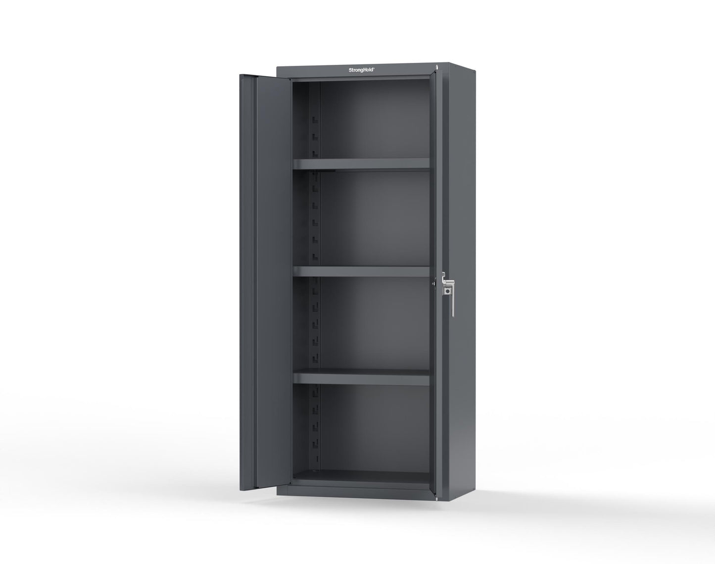 Heavy Duty 18 GA Cabinet with 3 Shelves - 30 in. W x 18 in. D x 72 in. H - 2.66-183-P-7024