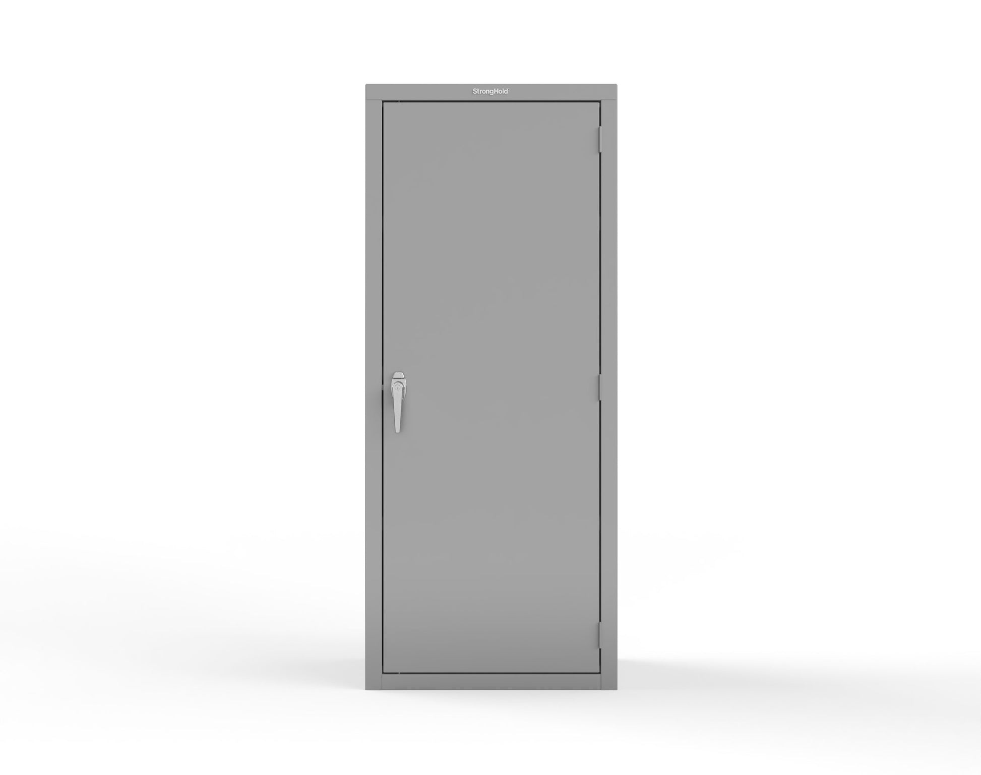 Heavy Duty 18 GA Single-Door Cabinet with 3 Shelves - 30 in. W x 18 in. D x 72 in. H - 2.66-1D-183-P-7037