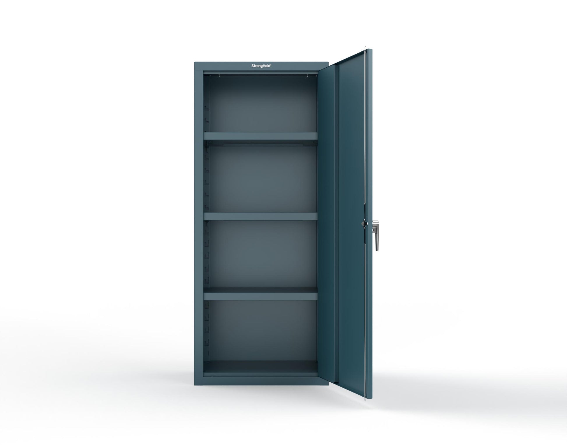 Heavy Duty 18 GA Single-Door Cabinet with 3 Shelves - 30 in. W x 18 in. D x 72 in. H - 2.66-1D-183-P-5001