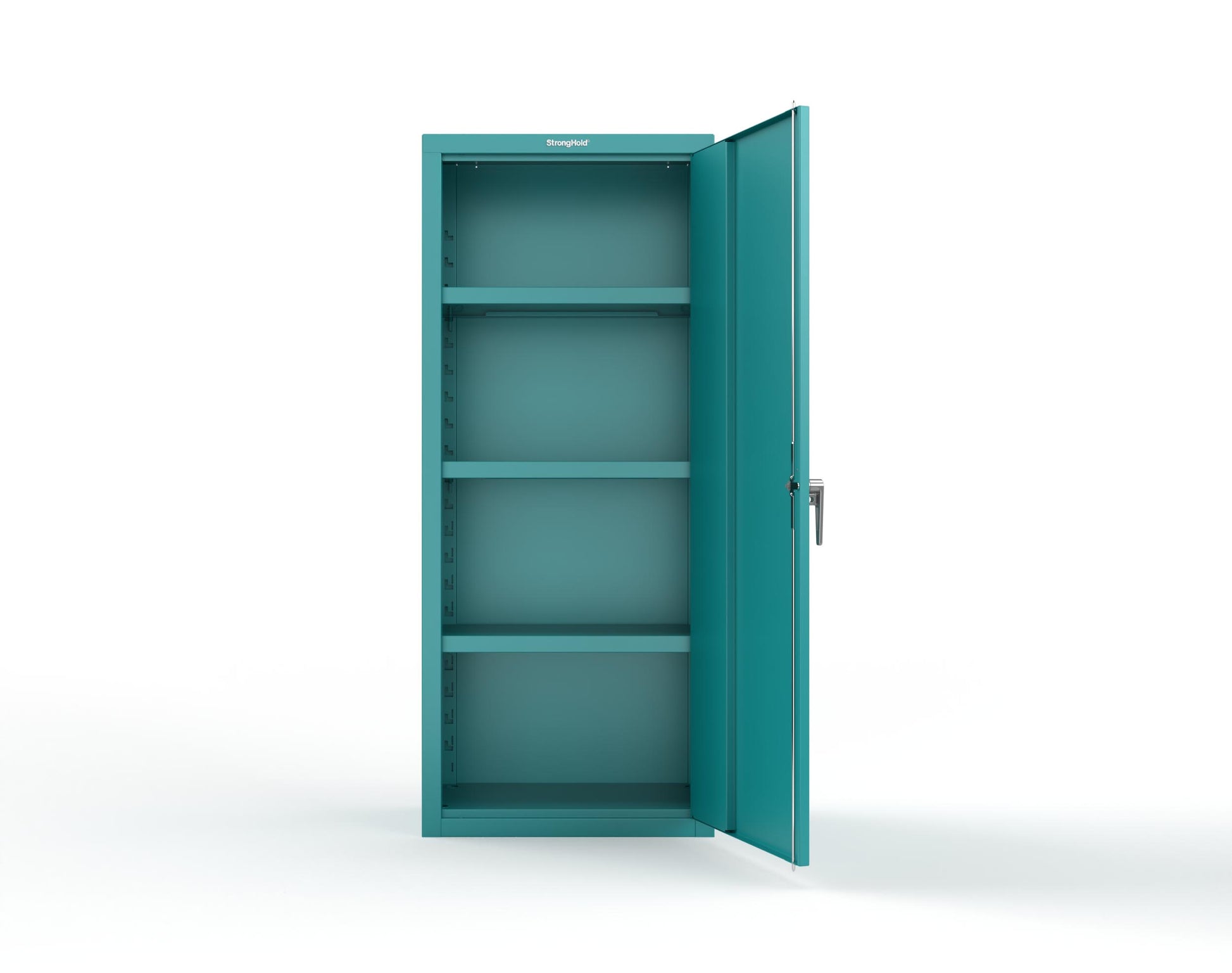 Heavy Duty 18 GA Single-Door Cabinet with 3 Shelves - 30 in. W x 18 in. D x 72 in. H - 2.66-1D-183-P-5021