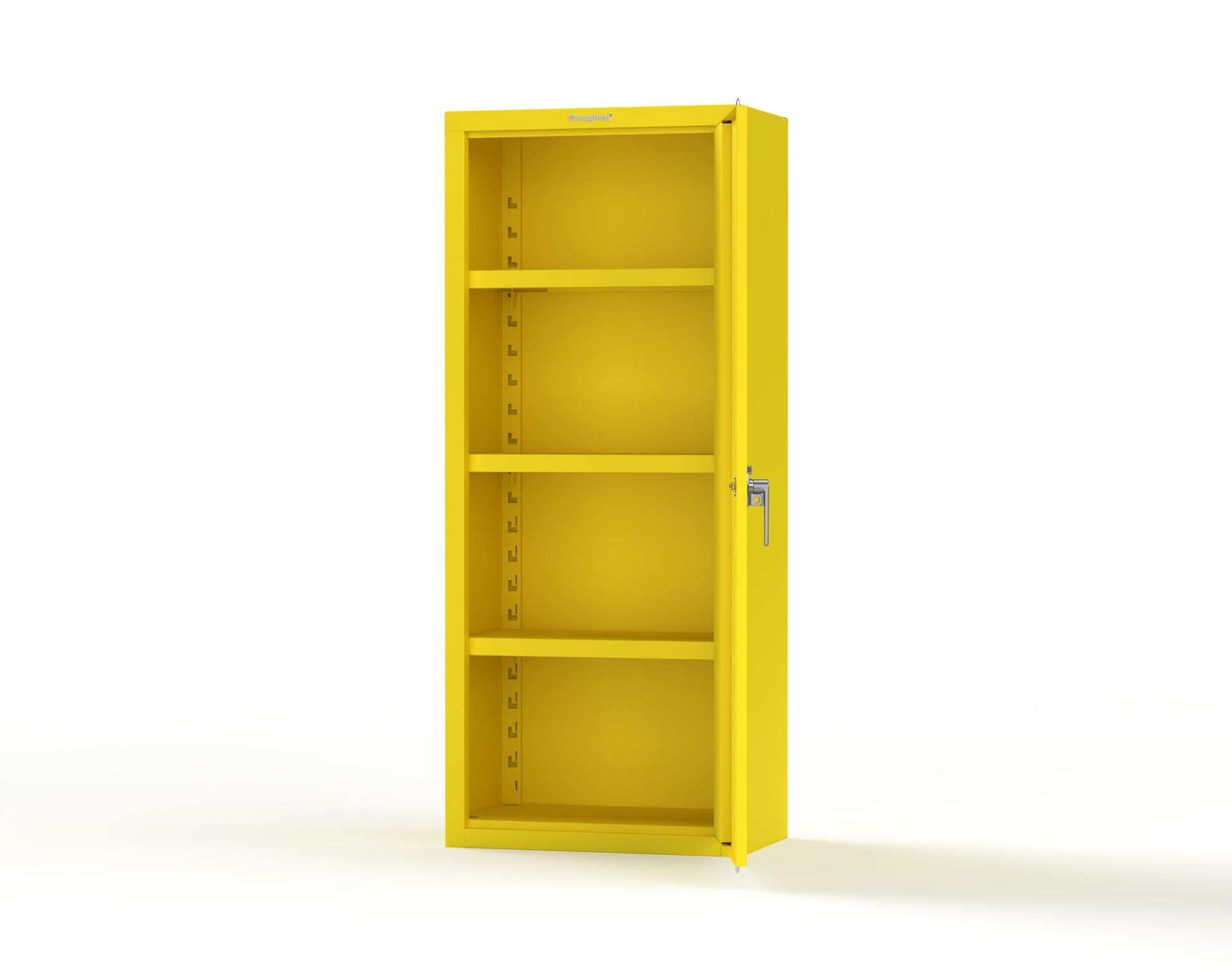 Heavy Duty 18 GA Single-Door Cabinet with 3 Shelves - 30 in. W x 18 in. D x 72 in. H - 2.66-1D-183-P-1021
