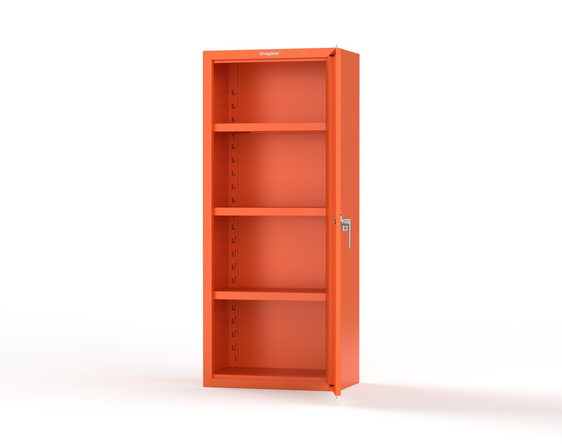 Heavy Duty 18 GA Single-Door Cabinet with 3 Shelves - 30 in. W x 18 in. D x 72 in. H - 2.66-1D-183-P-2009