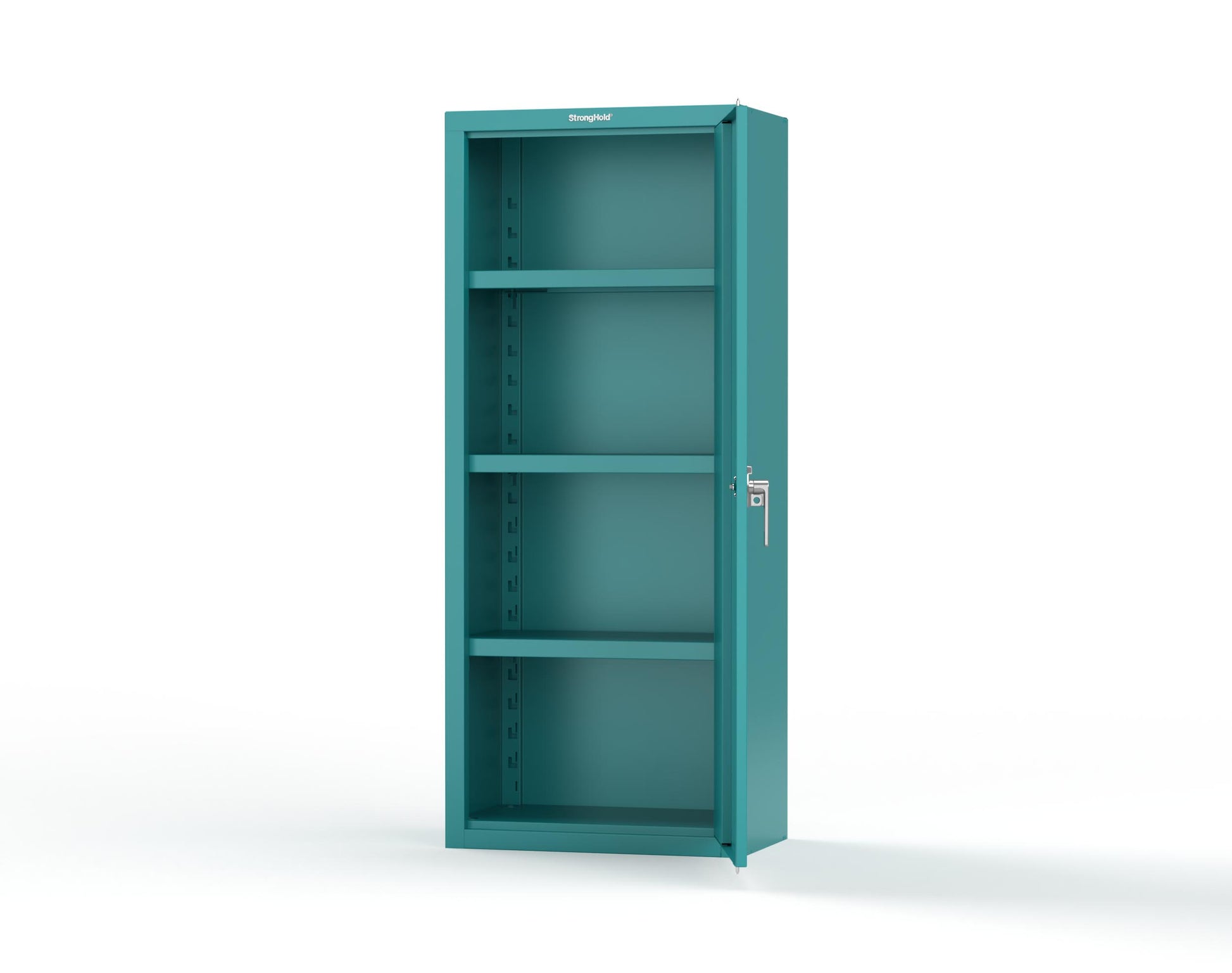 Heavy Duty 18 GA Single-Door Cabinet with 3 Shelves - 30 in. W x 18 in. D x 72 in. H - 2.66-1D-183-P-5021