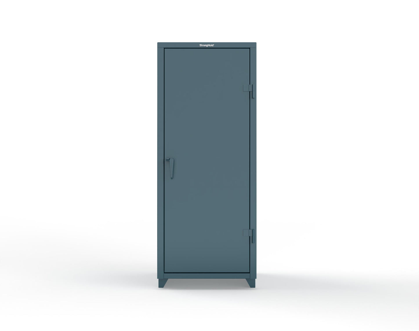 Extra Heavy Duty 14 GA Single Door Cabinet with 3 Shelves - 30 in. W x 24 in. D x 75 in. H - 2.66-1D-243-L-5001