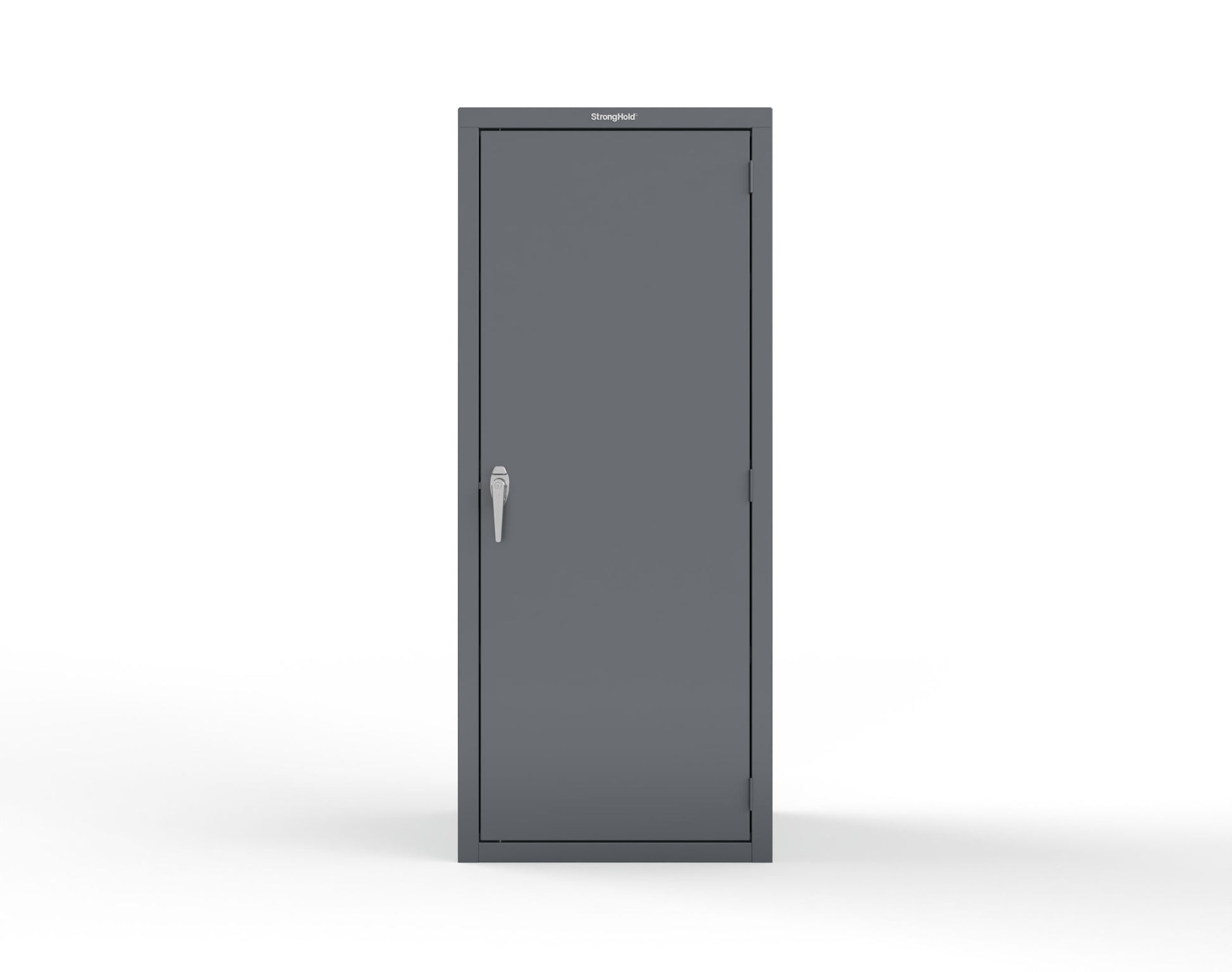 Heavy Duty 18 GA Single-Door Cabinet with 3 Shelves - 30 in. W x 24 in. D x 72 in. H - 2.66-1D-243-P-7024