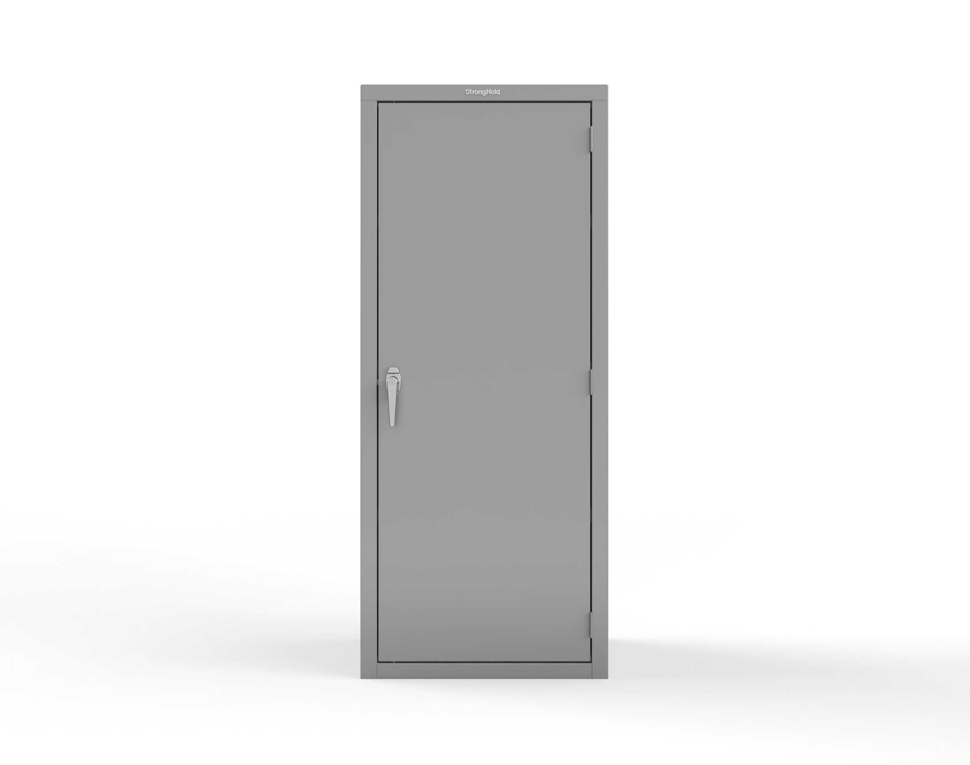 Heavy Duty 18 GA Single-Door Cabinet with 3 Shelves - 30 in. W x 24 in. D x 72 in. H - 2.66-1D-243-P-7037