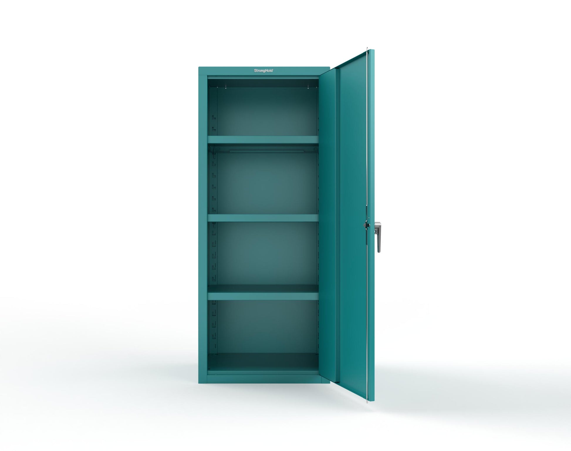 Heavy Duty 18 GA Single-Door Cabinet with 3 Shelves - 30 in. W x 24 in. D x 72 in. H - 2.66-1D-243-P-5021