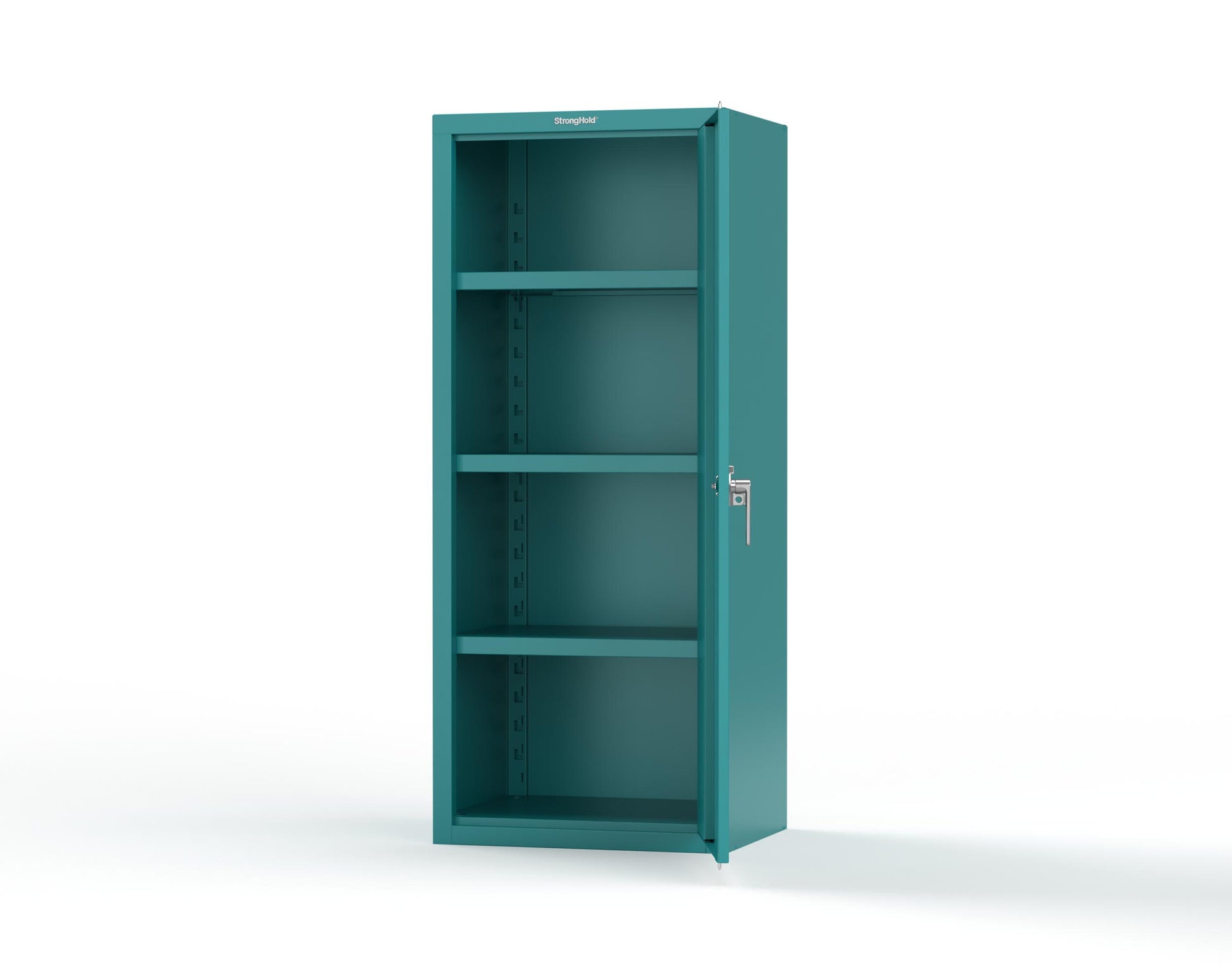 Heavy Duty 18 GA Single-Door Cabinet with 3 Shelves - 30 in. W x 24 in. D x 72 in. H - 2.66-1D-243-P-5021