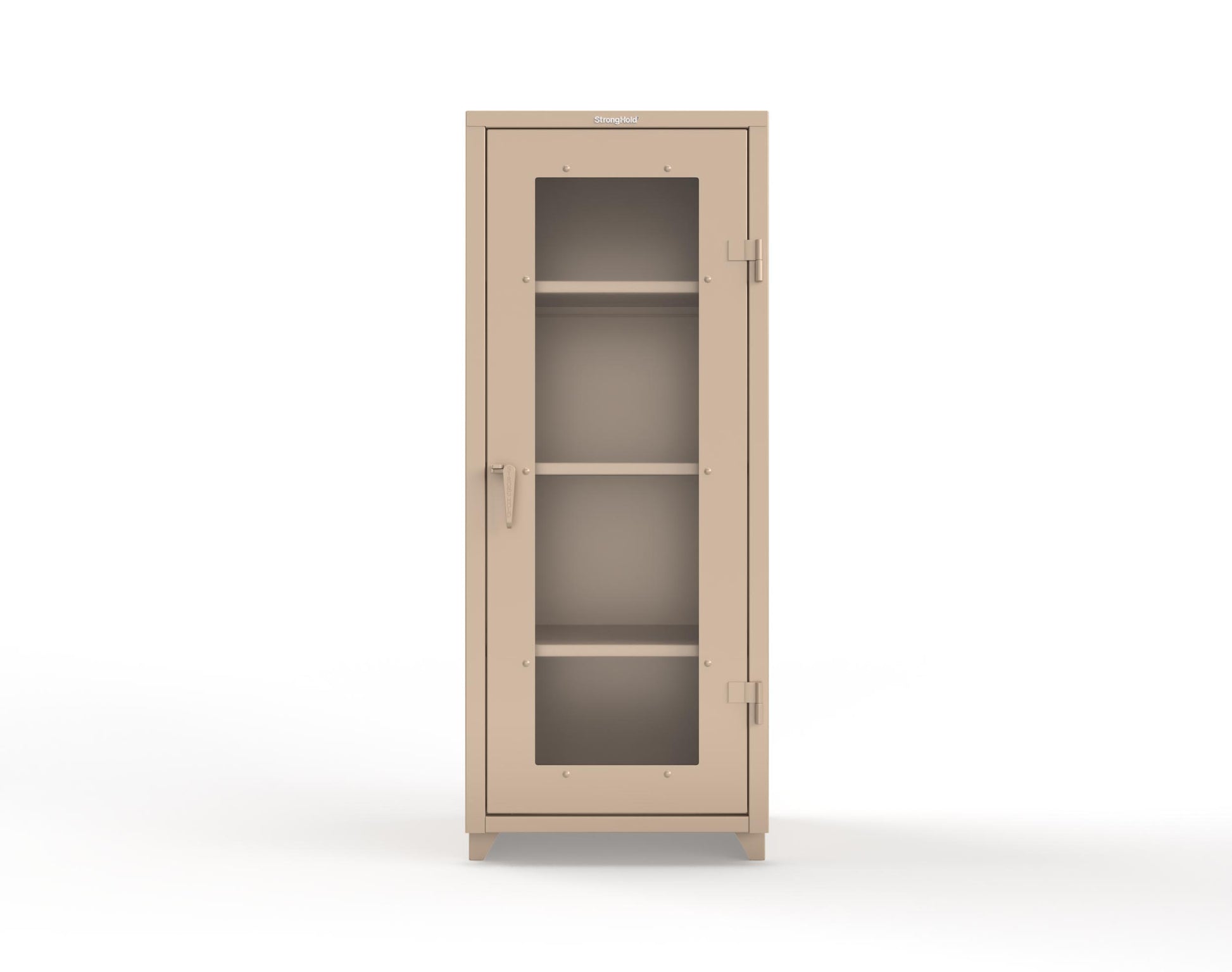 Extra Heavy Duty 14 GA Clearview Cabinet, Single Door - 30 In. W x 24 In. D x 75 In. H - 2.66-1LD-243-L-1019