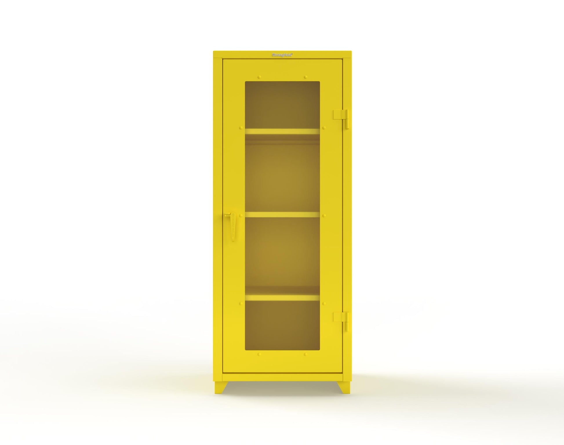 Extra Heavy Duty 14 GA Clearview Cabinet, Single Door - 30 In. W x 24 In. D x 75 In. H - 2.66-1LD-243-L-1021