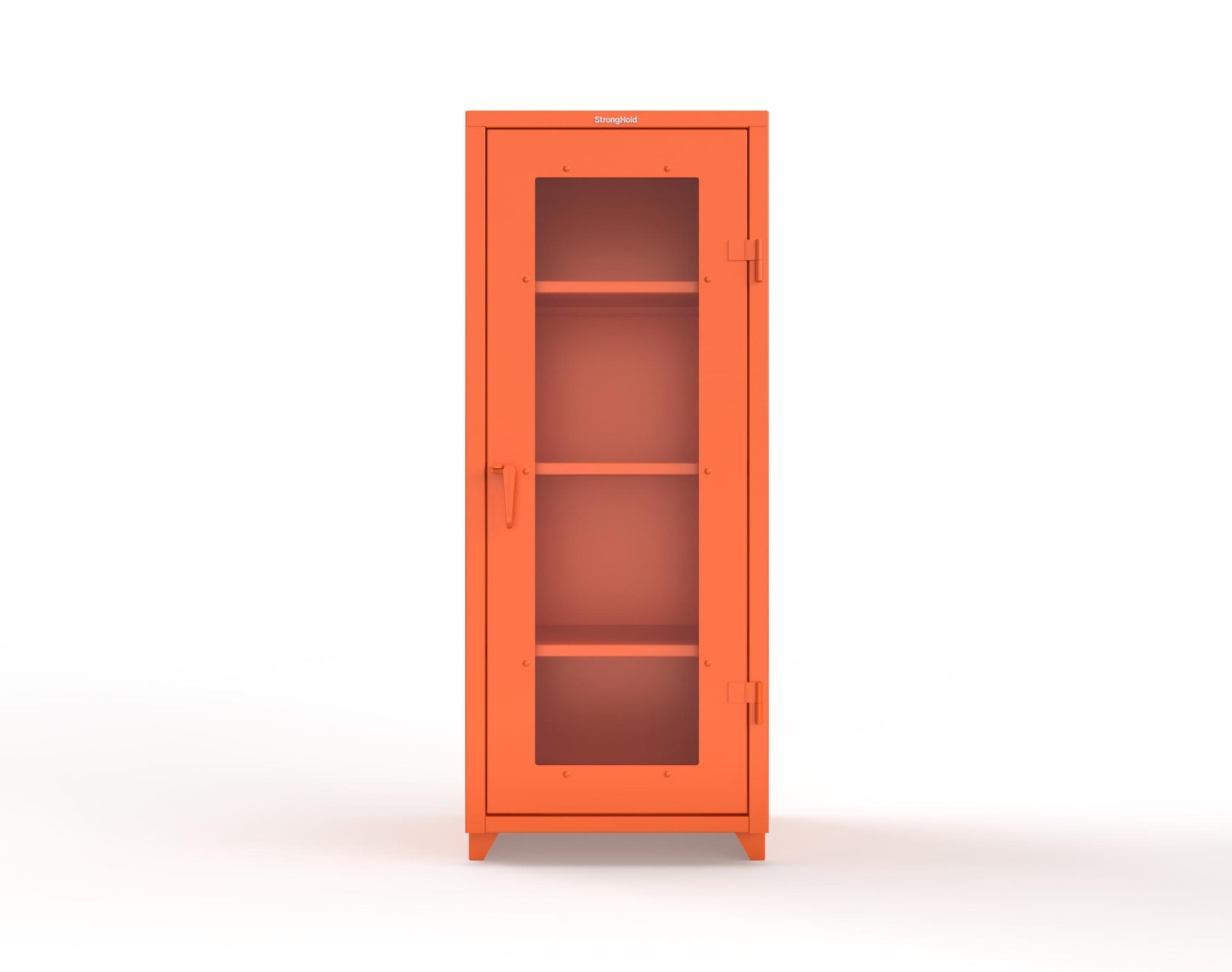 Extra Heavy Duty 14 GA Clearview Cabinet, Single Door - 30 In. W x 24 In. D x 75 In. H - 2.66-1LD-243-L-2009