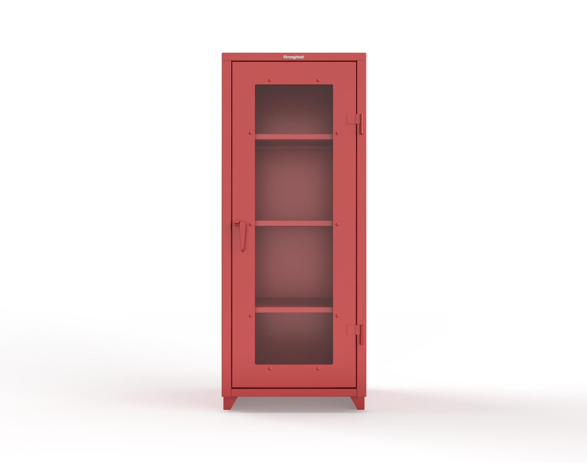 Extra Heavy Duty 14 GA Clearview Cabinet, Single Door - 30 In. W x 24 In. D x 75 In. H - 2.66-1LD-243-L-3001