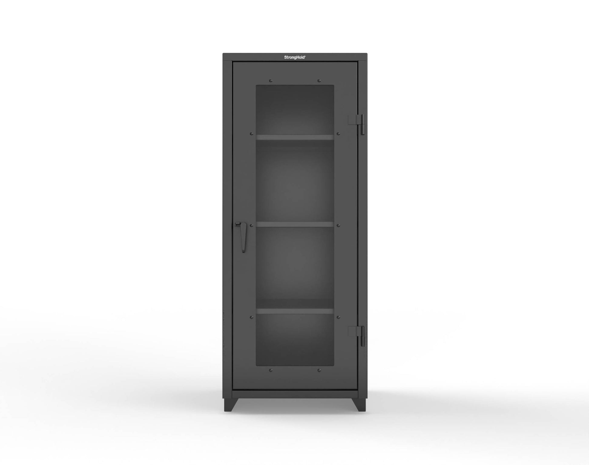Extra Heavy Duty 14 GA Clearview Cabinet, Single Door - 30 In. W x 24 In. D x 75 In. H - 2.66-1LD-243-L-9005