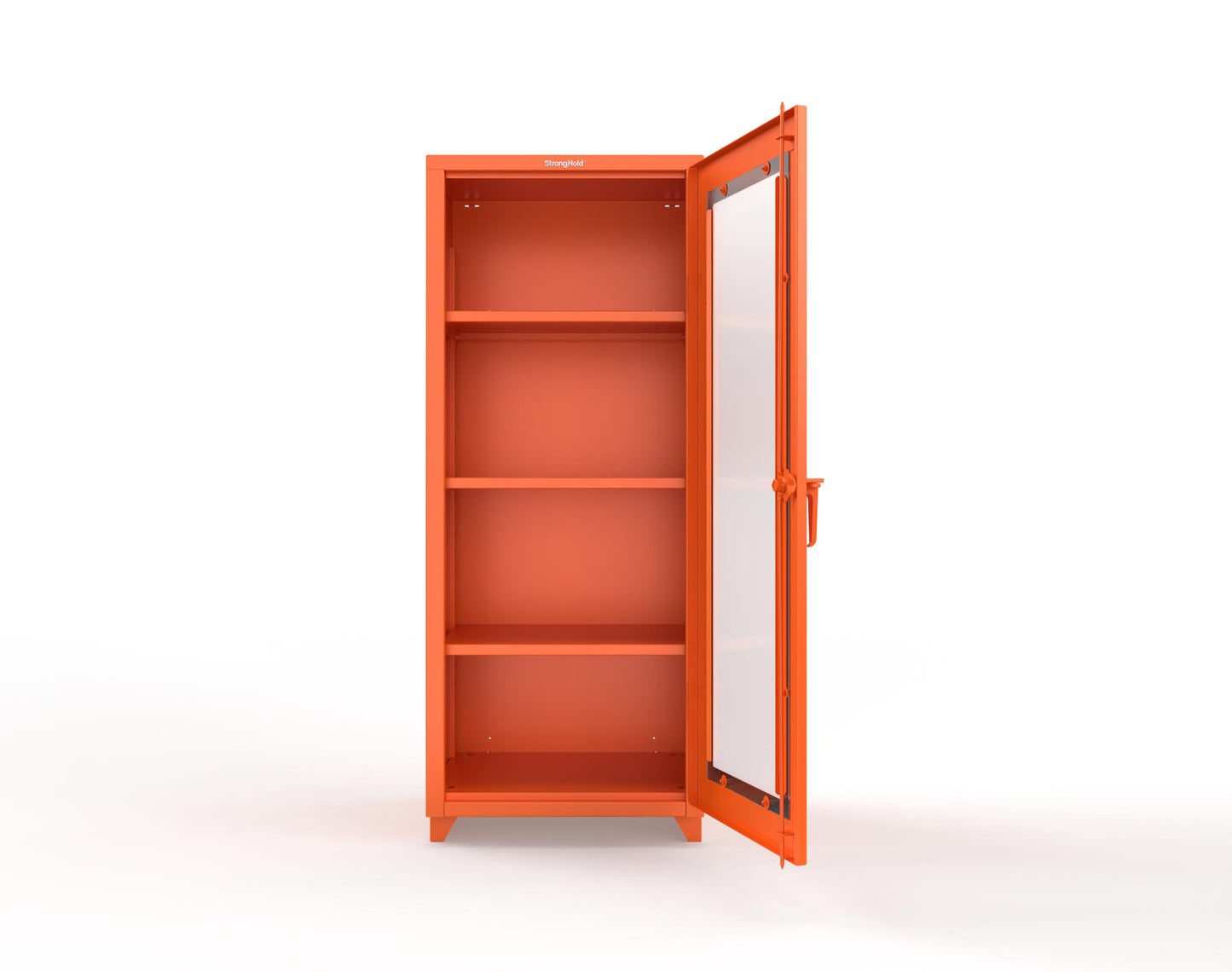 Extra Heavy Duty 14 GA Clearview Cabinet, Single Door - 30 In. W x 24 In. D x 75 In. H - 2.66-1LD-243-L-2009