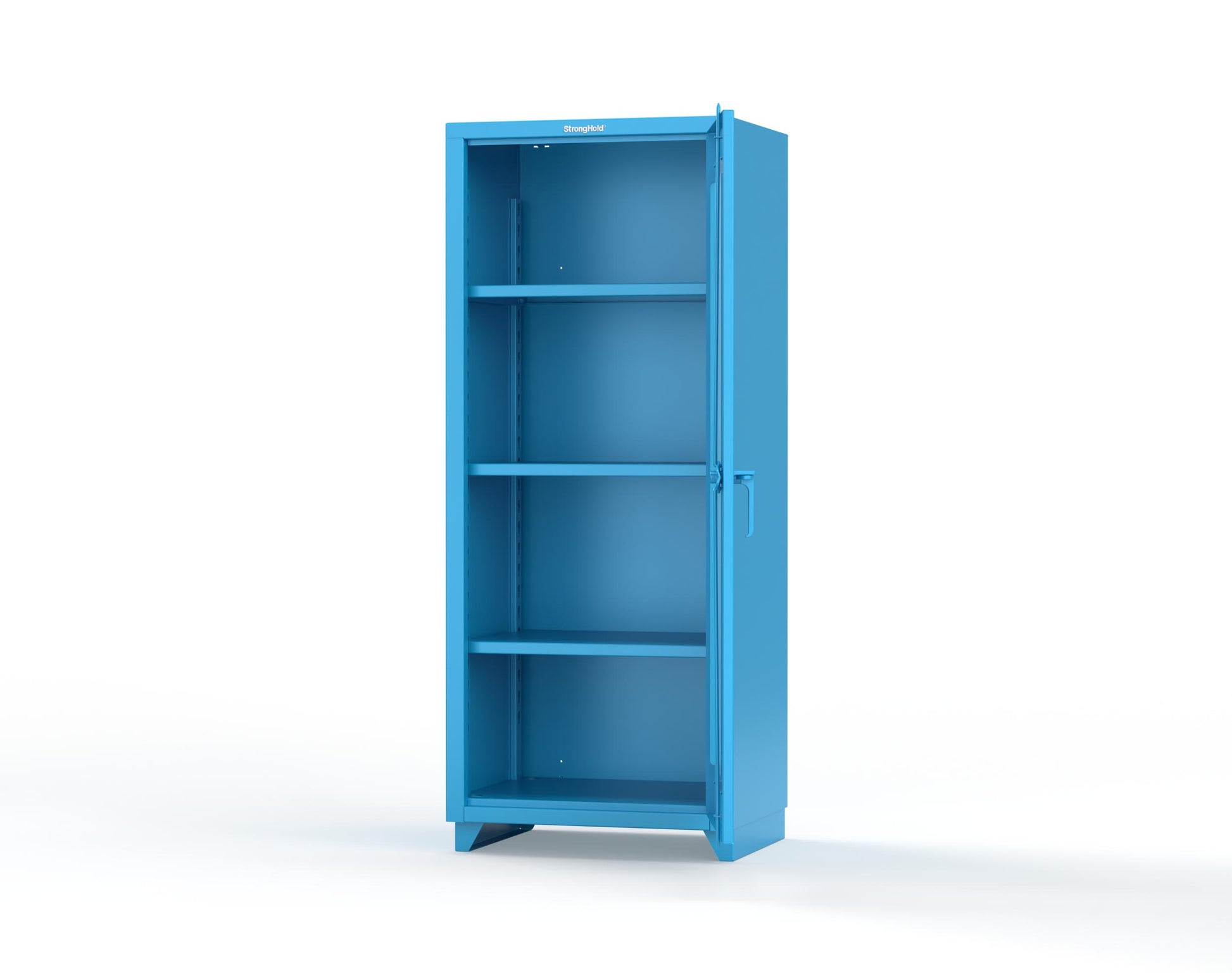 Extra Heavy Duty 14 GA Clearview Cabinet, Single Door - 30 In. W x 24 In. D x 75 In. H - 2.66-1LD-243-L-5012