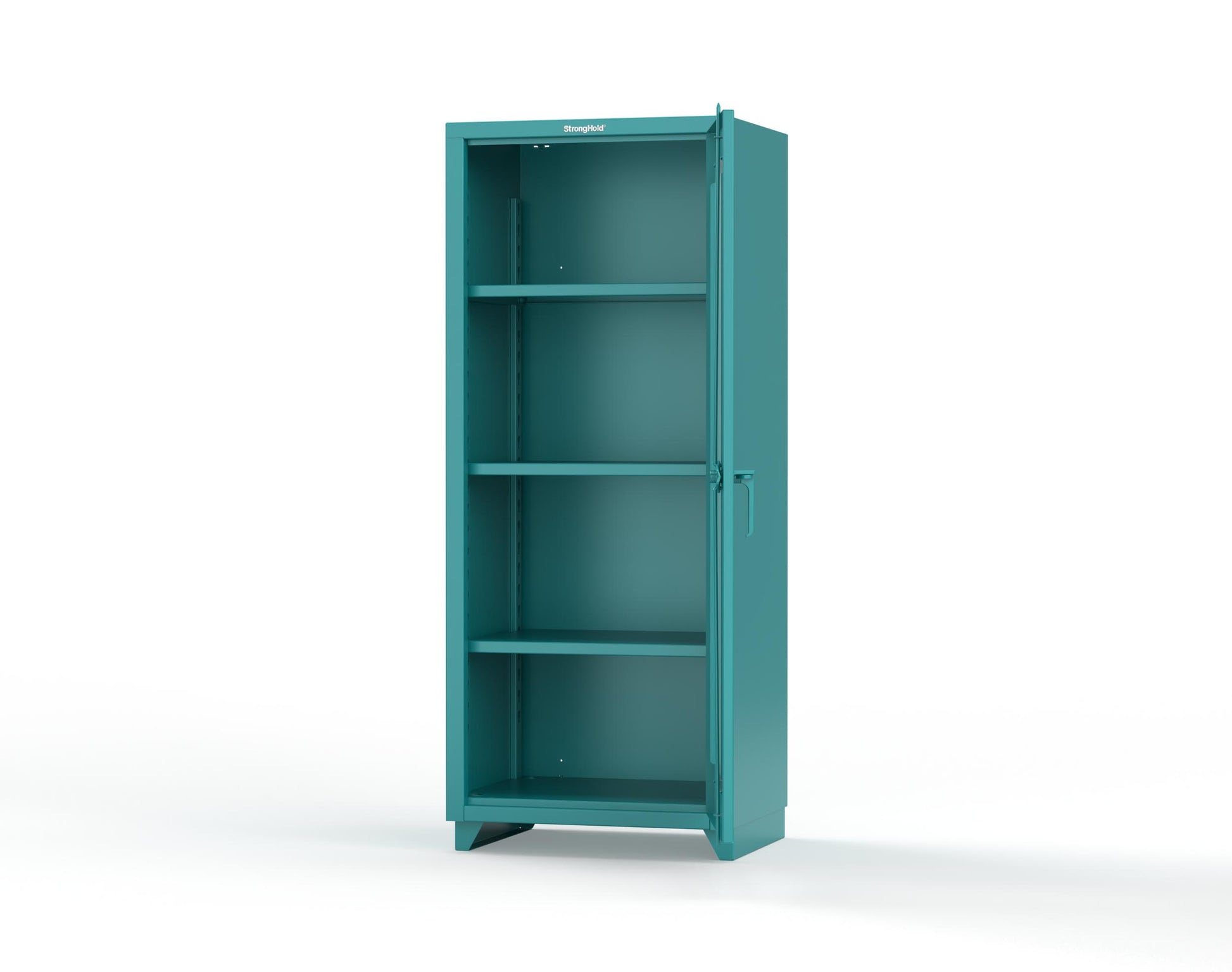 Extra Heavy Duty 14 GA Clearview Cabinet, Single Door - 30 In. W x 24 In. D x 75 In. H - 2.66-1LD-243-L-5021