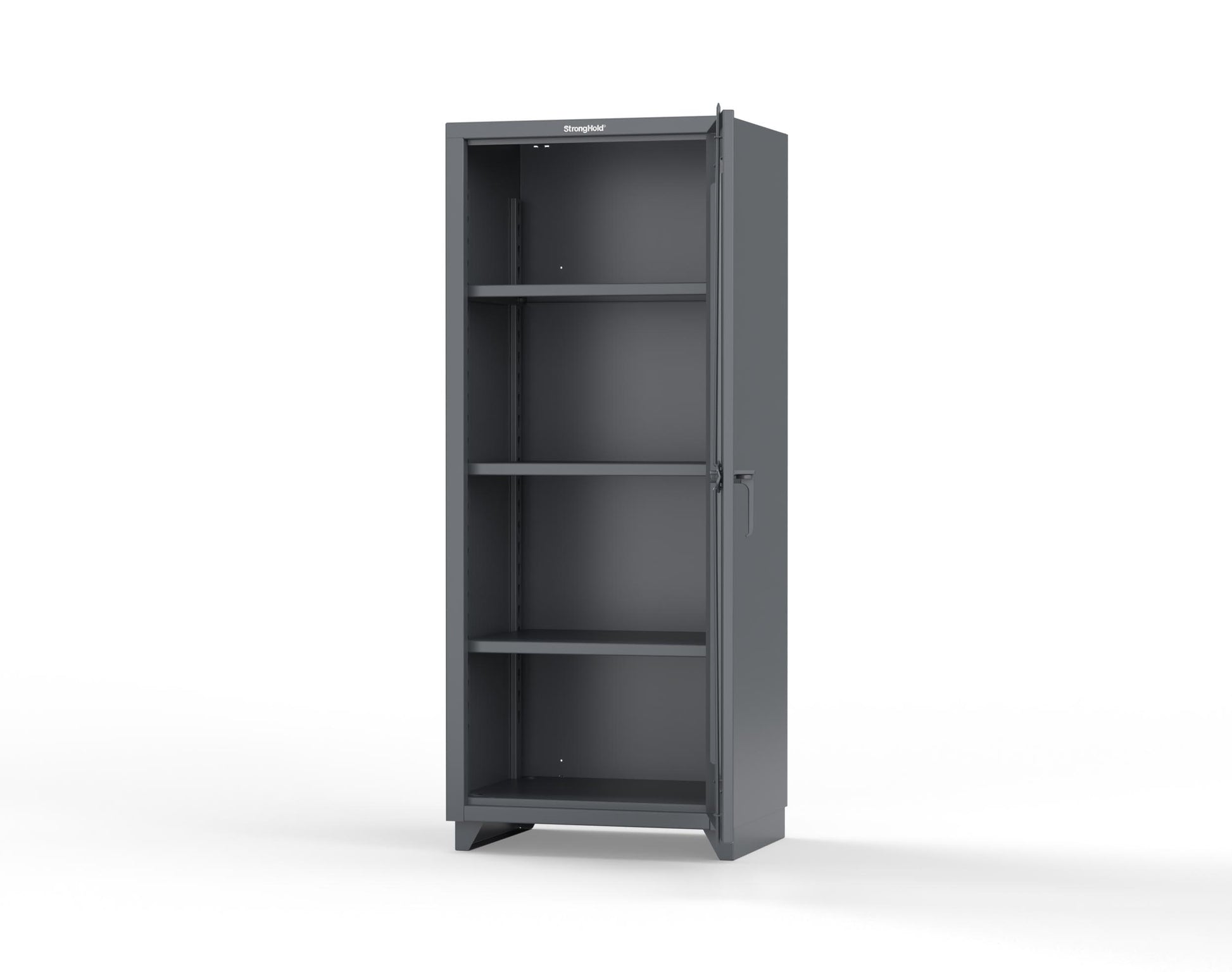 Extra Heavy Duty 14 GA Clearview Cabinet, Single Door - 30 In. W x 24 In. D x 75 In. H - 2.66-1LD-243-L-7024