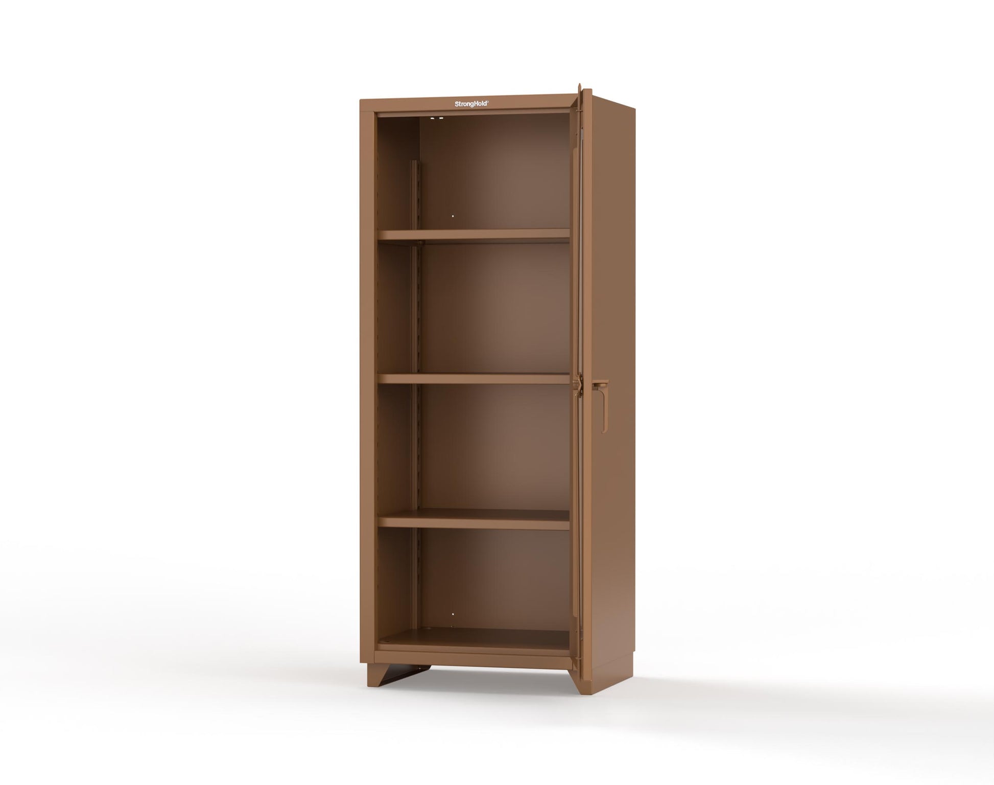 Extra Heavy Duty 14 GA Clearview Cabinet, Single Door - 30 In. W x 24 In. D x 75 In. H - 2.66-1LD-243-L-8008