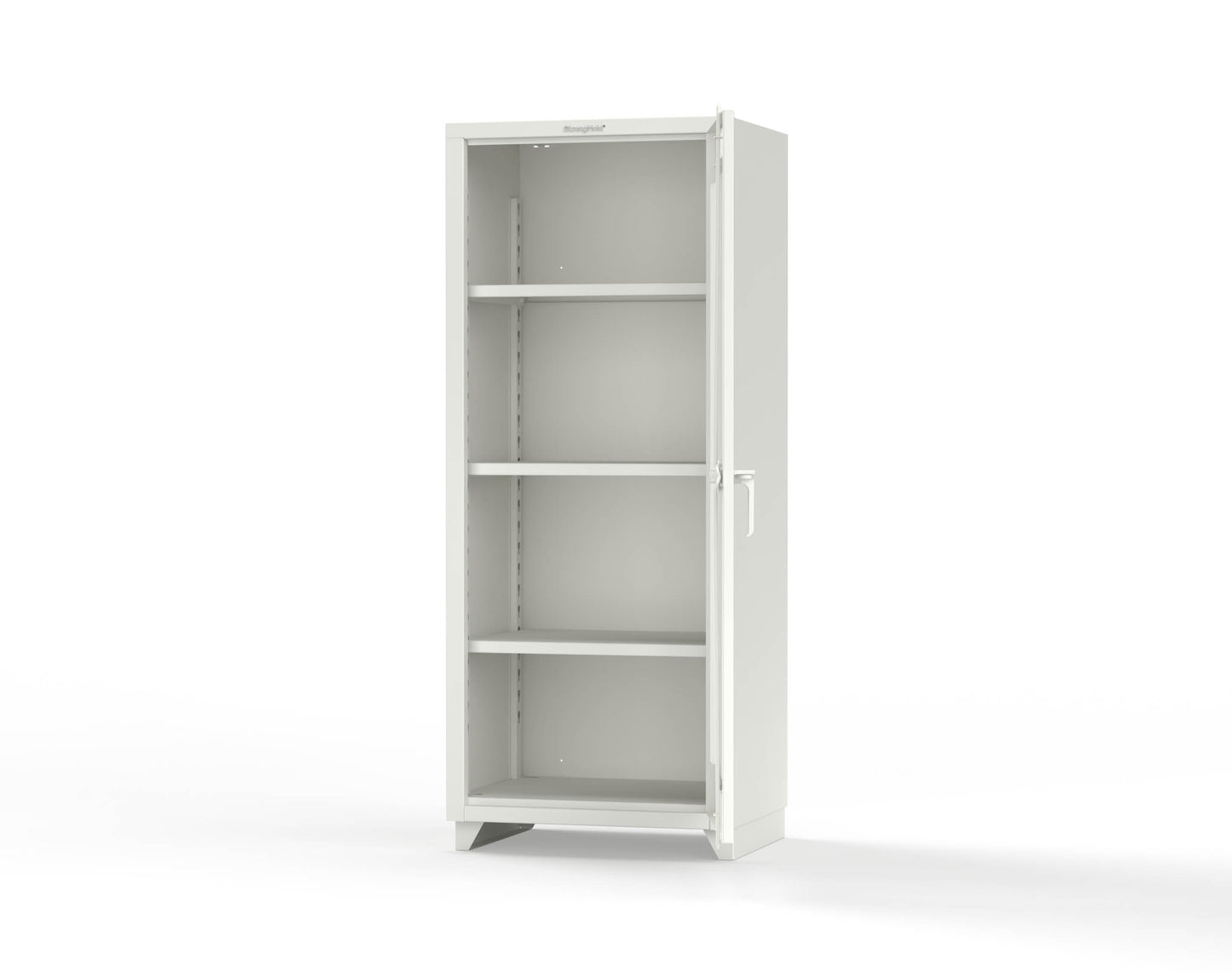 Extra Heavy Duty 14 GA Clearview Cabinet, Single Door - 30 In. W x 24 In. D x 75 In. H - 2.66-1LD-243-L-9003