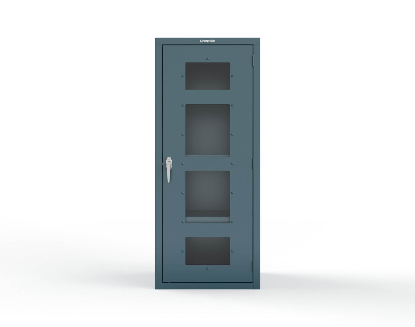 Heavy Duty 18 GA Cabinet with a Clearview Door - 30 in. W x 24 in. D x 72 in. H - 2.66-1LD-243-P-5001
