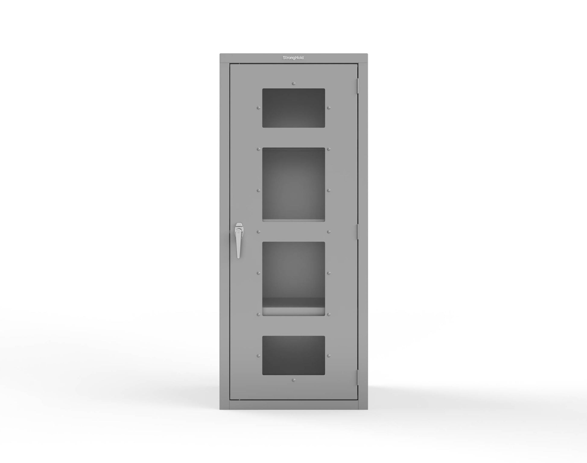 Heavy Duty 18 GA Cabinet with a Clearview Door - 30 in. W x 24 in. D x 72 in. H - 2.66-1LD-243-P-7037