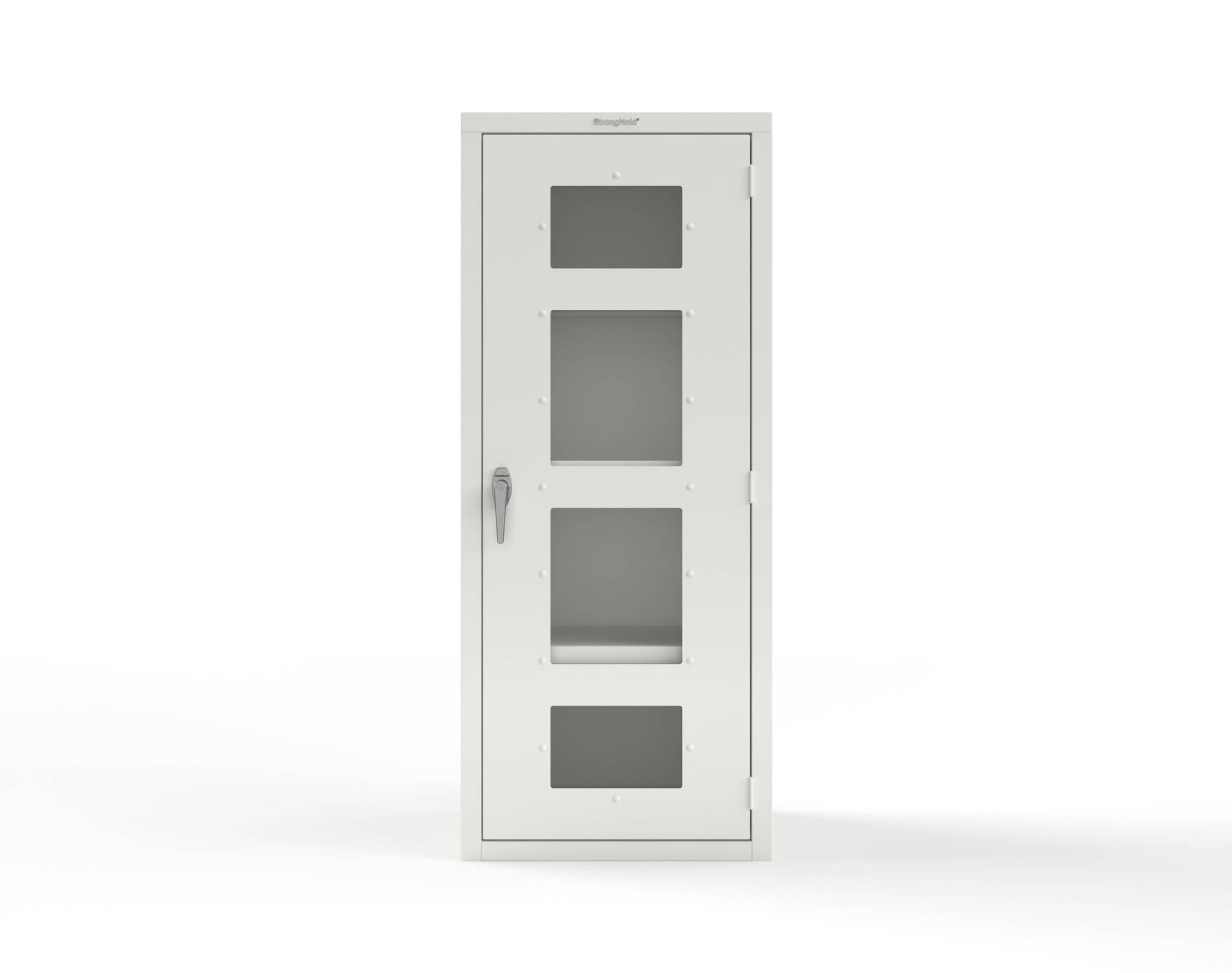 Heavy Duty 18 GA Cabinet with a Clearview Door - 30 in. W x 24 in. D x 72 in. H - 2.66-1LD-243-P-9003