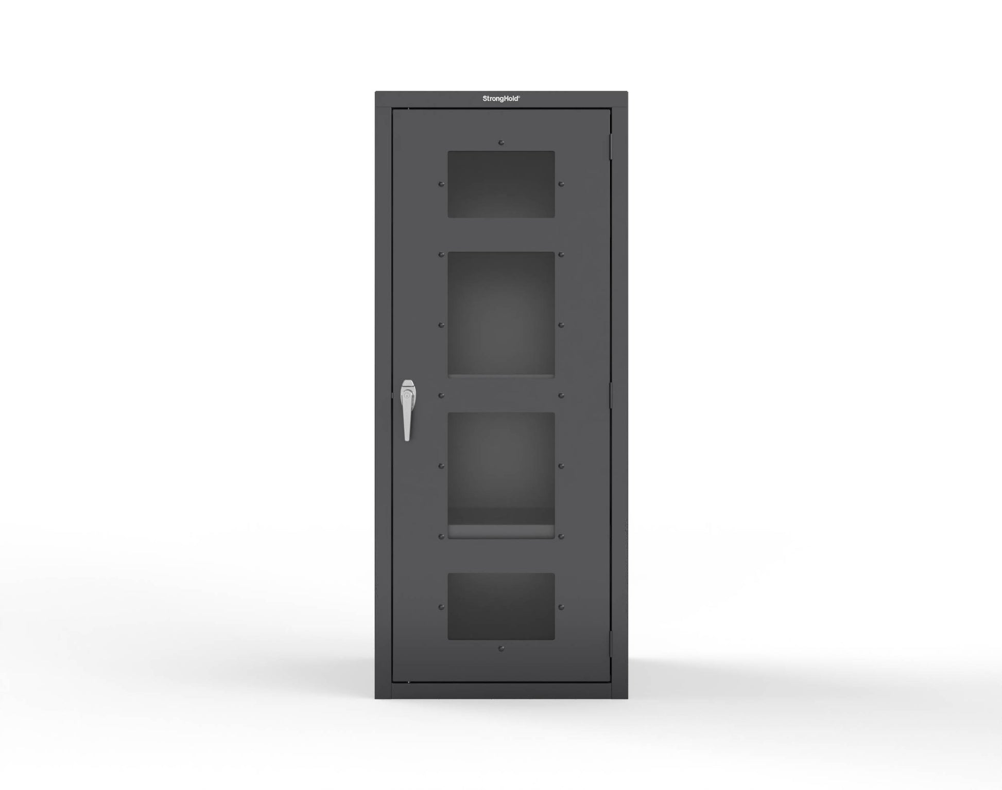 Heavy Duty 18 GA Cabinet with a Clearview Door - 30 in. W x 24 in. D x 72 in. H - 2.66-1LD-243-P-9005