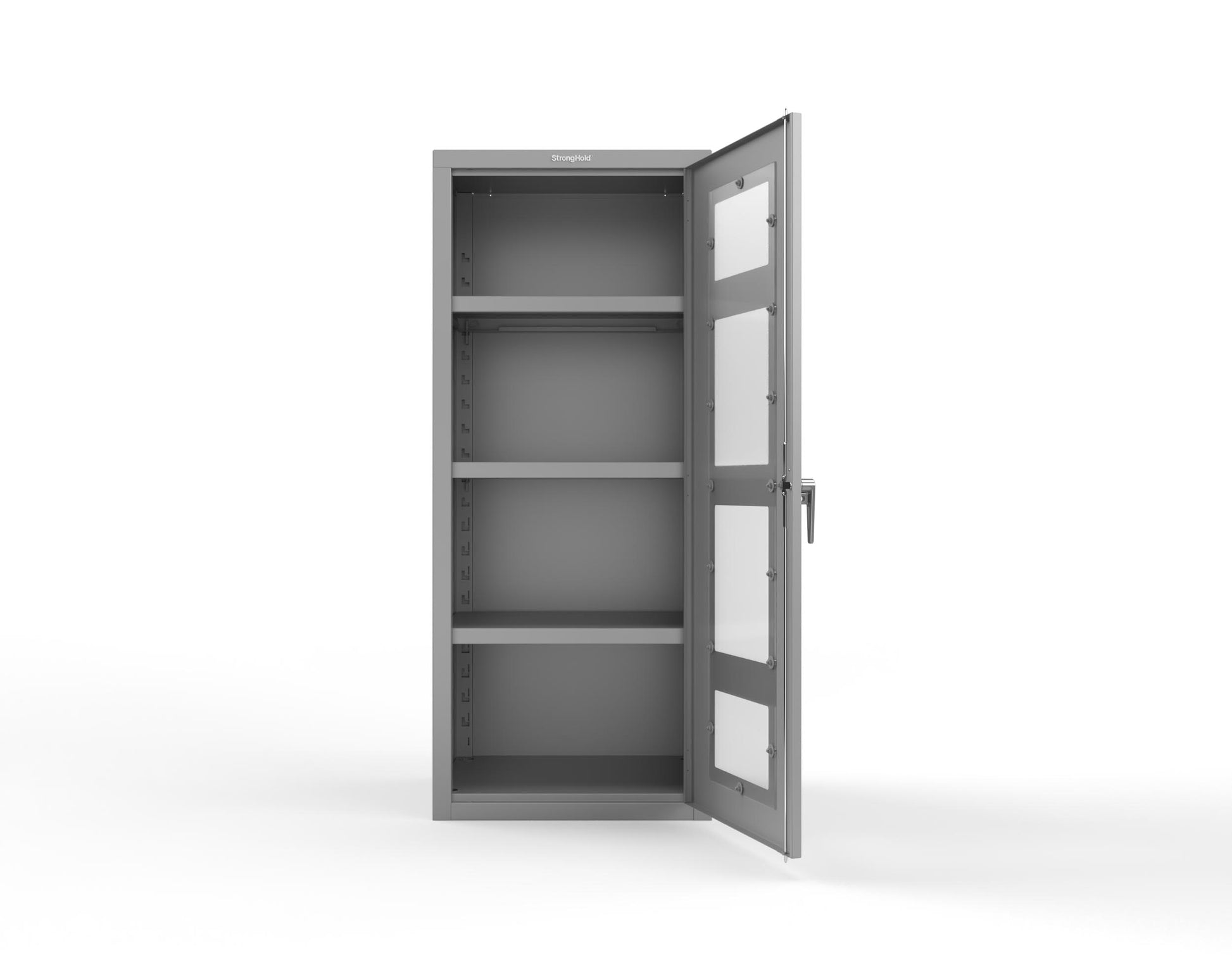 Heavy Duty 18 GA Cabinet with a Clearview Door - 30 in. W x 24 in. D x 72 in. H - 2.66-1LD-243-P-7037