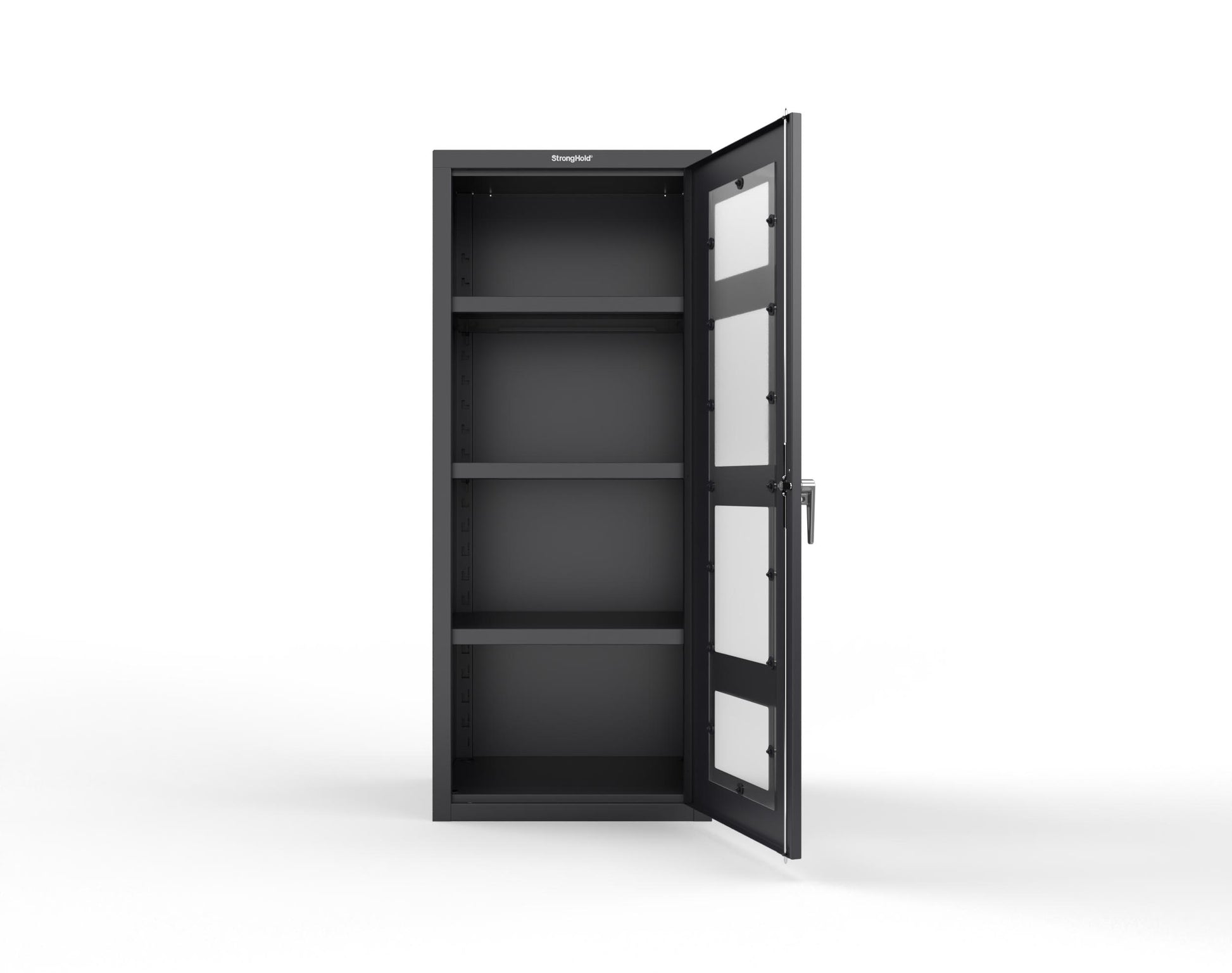 Heavy Duty 18 GA Cabinet with a Clearview Door - 30 in. W x 24 in. D x 72 in. H - 2.66-1LD-243-P-9005