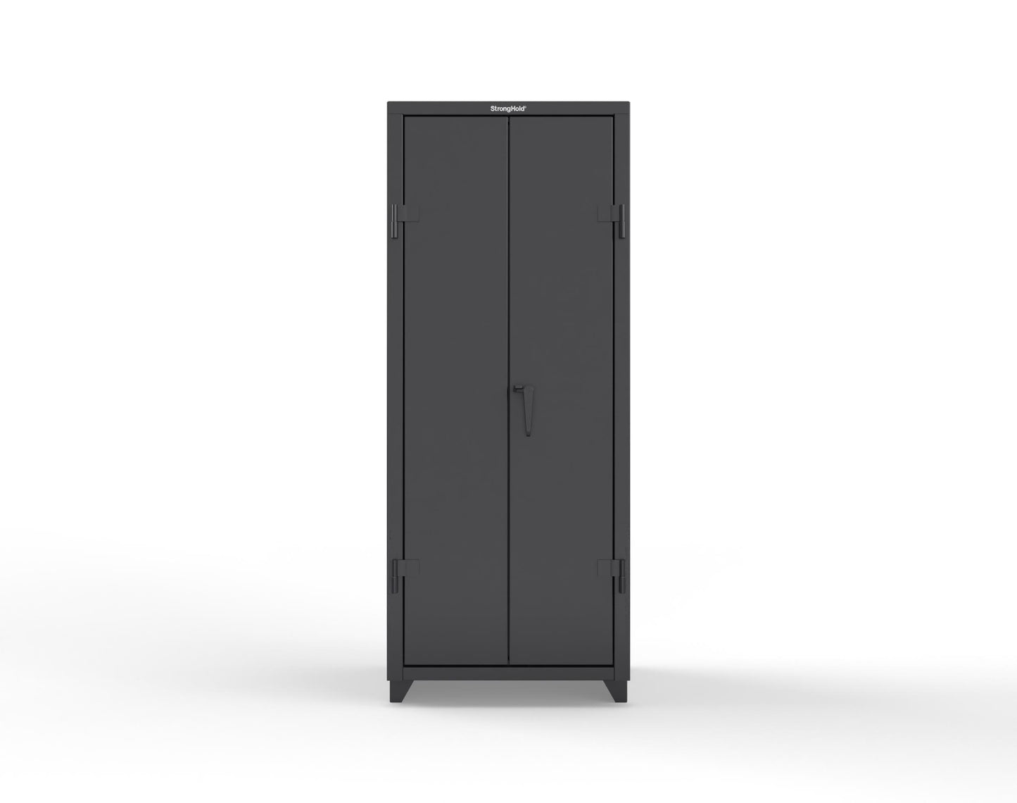 Extra Heavy Duty 14 GA Cabinet with 3 Shelves - 30 in. W x 24 in. D x 75 in. H - 2.66-243-L-9005