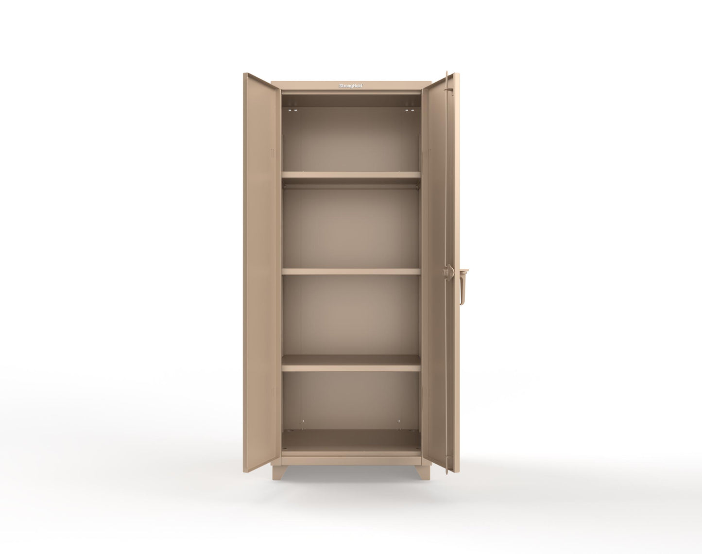 Extra Heavy Duty 14 GA Cabinet with 3 Shelves - 30 in. W x 24 in. D x 75 in. H - 2.66-243-L-1019