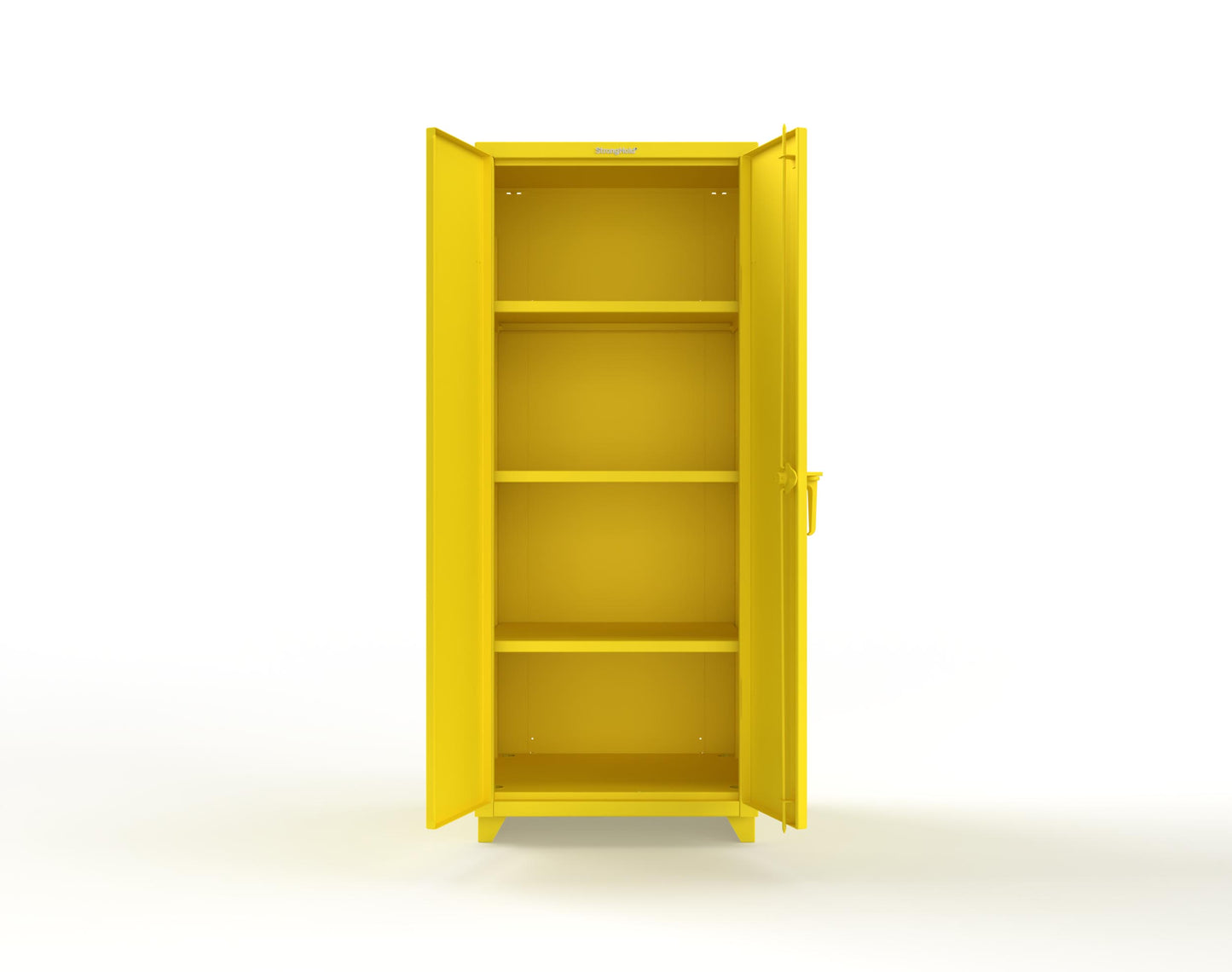 Extra Heavy Duty 14 GA Cabinet with 3 Shelves - 30 in. W x 24 in. D x 75 in. H - 2.66-243-L-1021