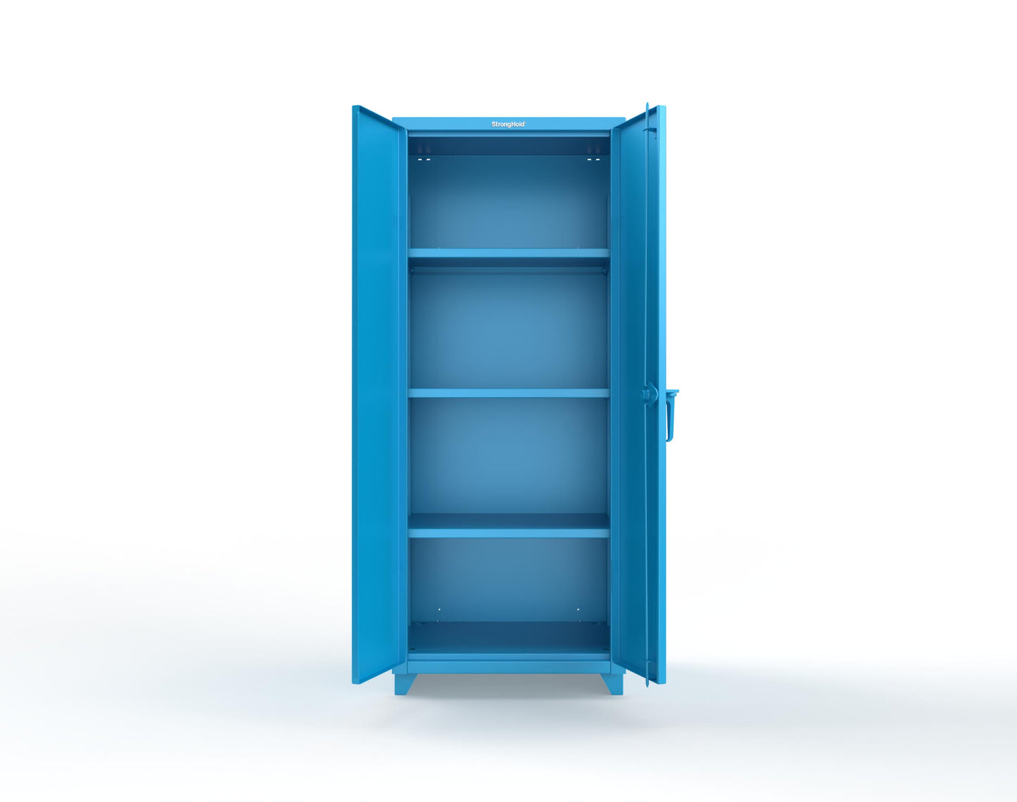 Extra Heavy Duty 14 GA Cabinet with 3 Shelves - 30 in. W x 24 in. D x 75 in. H - 2.66-243-L-5012