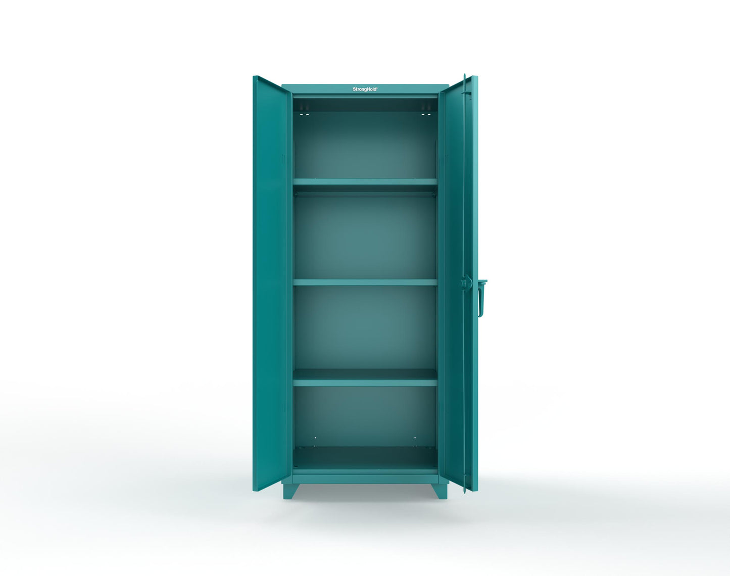 Extra Heavy Duty 14 GA Cabinet with 3 Shelves - 30 in. W x 24 in. D x 75 in. H - 2.66-243-L-5021