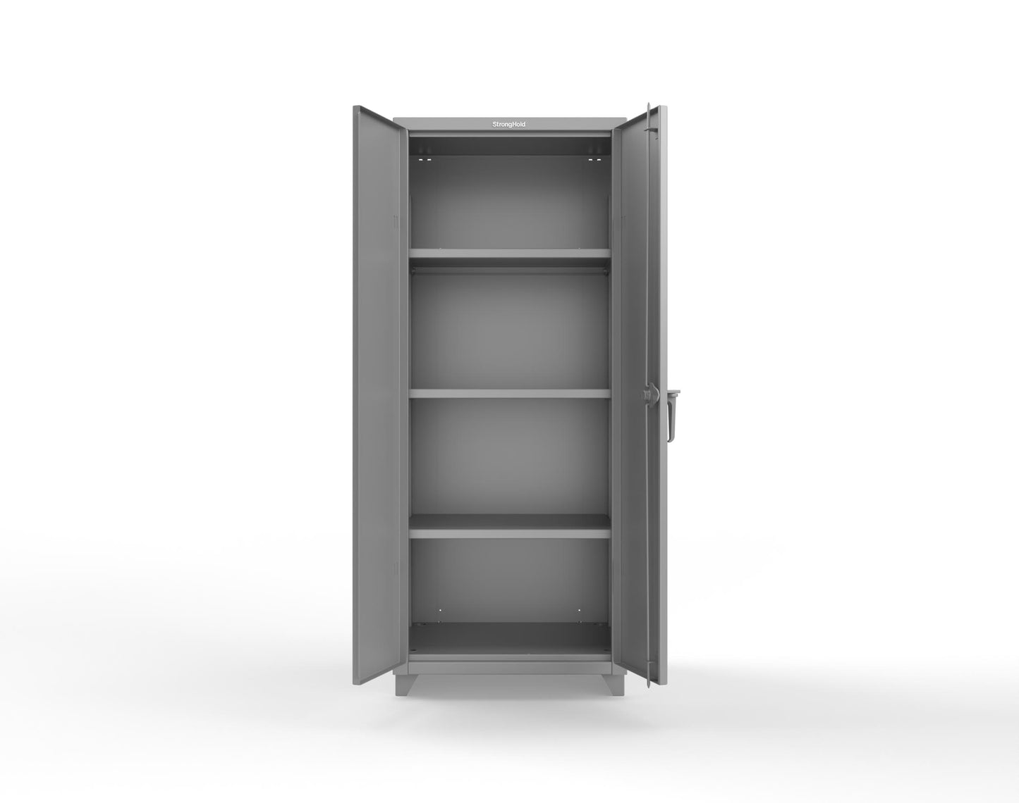 Extra Heavy Duty 14 GA Cabinet with 3 Shelves - 30 in. W x 24 in. D x 75 in. H - 2.66-243-L-7037