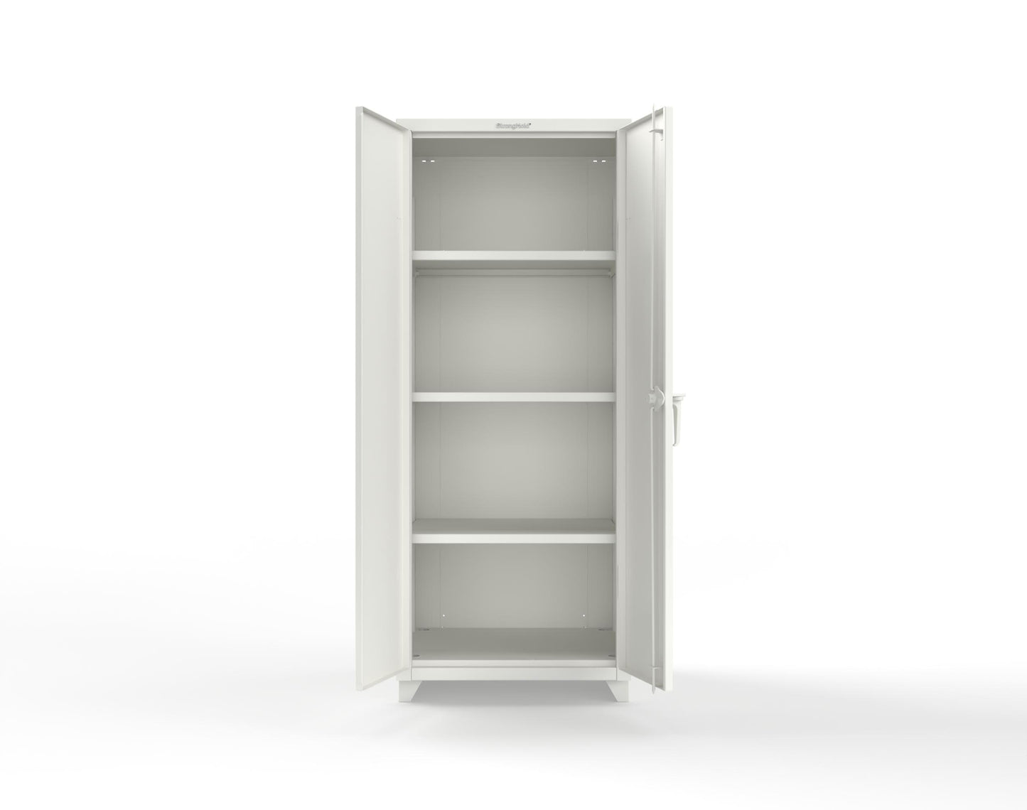 Extra Heavy Duty 14 GA Cabinet with 3 Shelves - 30 in. W x 24 in. D x 75 in. H - 2.66-243-L-9003