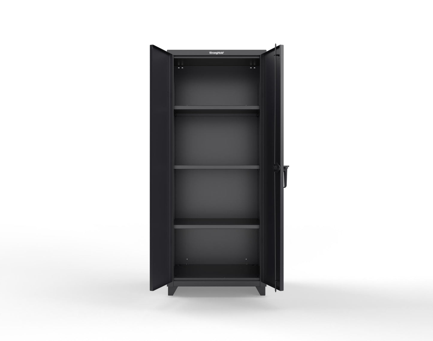 Extra Heavy Duty 14 GA Cabinet with 3 Shelves - 30 in. W x 24 in. D x 75 in. H - 2.66-243-L-9005