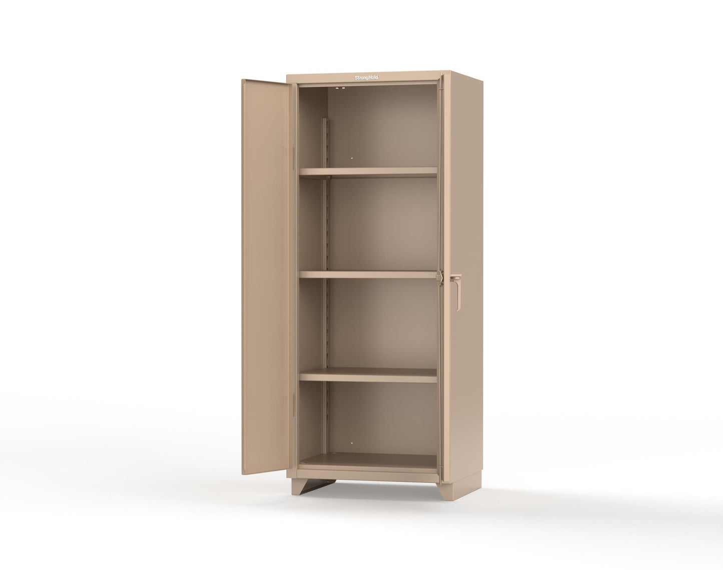 Extra Heavy Duty 14 GA Cabinet with 3 Shelves - 30 in. W x 24 in. D x 75 in. H - 2.66-243-L-1019