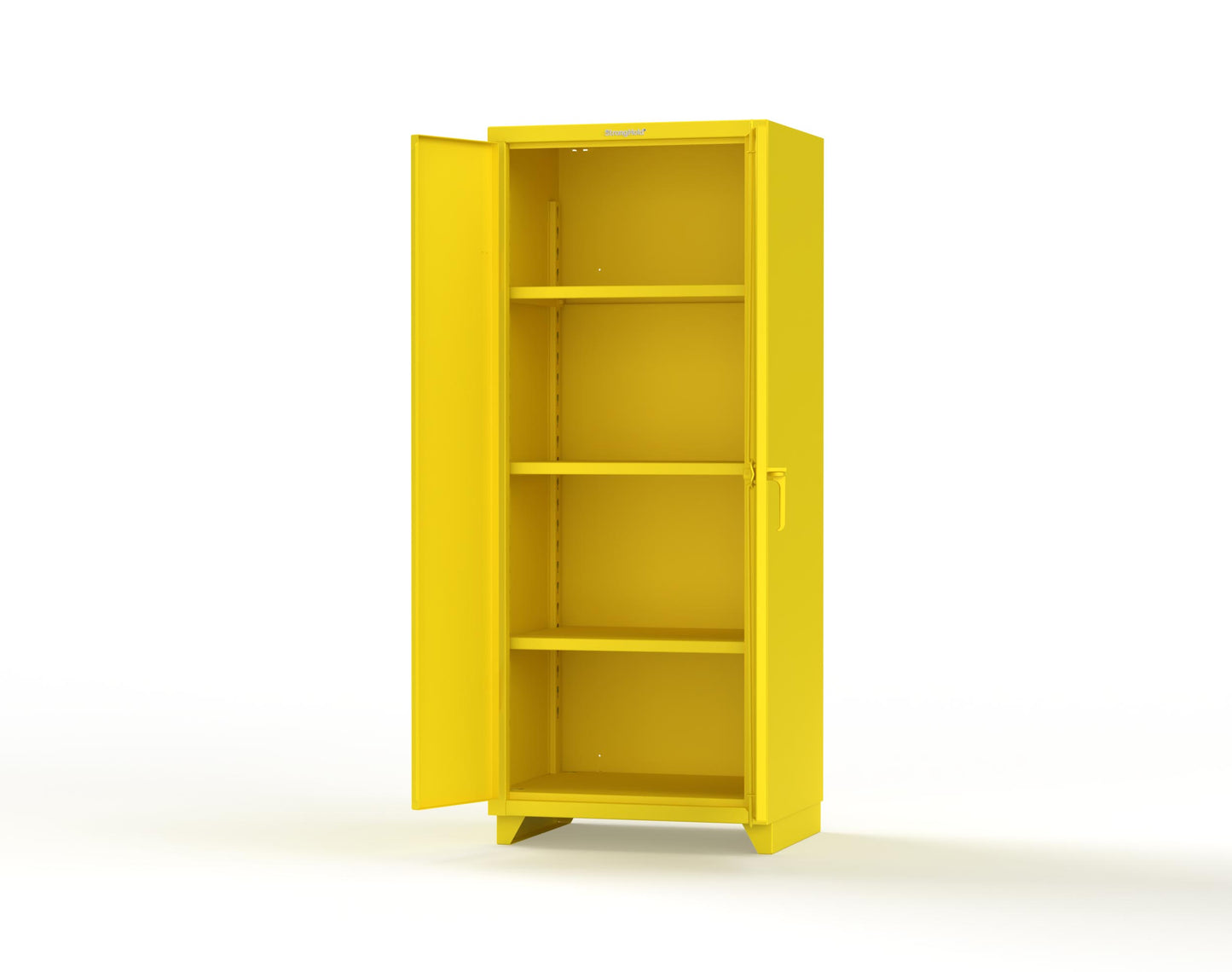 Extra Heavy Duty 14 GA Cabinet with 3 Shelves - 30 in. W x 24 in. D x 75 in. H - 2.66-243-L-1021